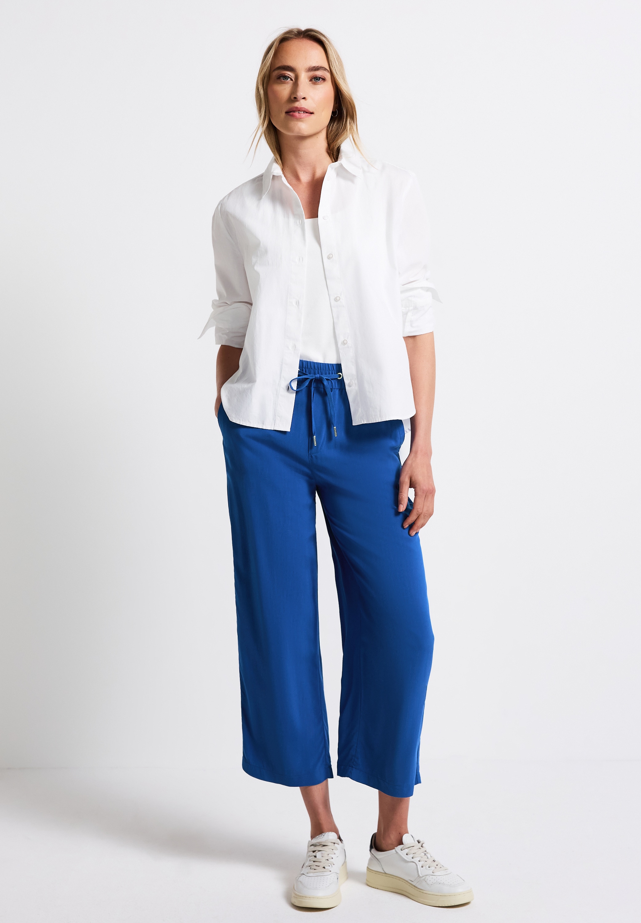 STREET ONE Stoffhose, High Waist