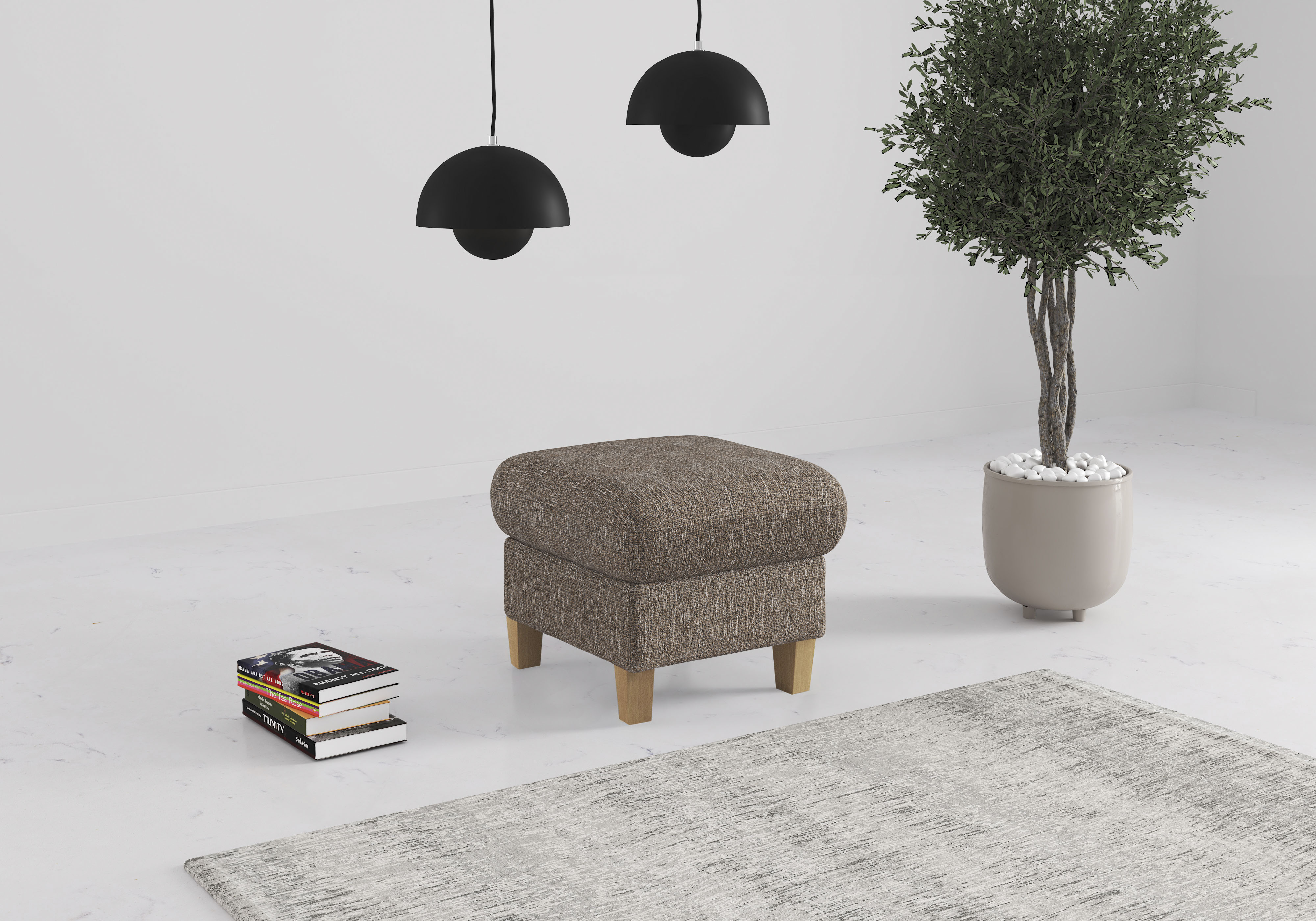 OTTO home Polsterhocker "Glendale" mit Stauraum