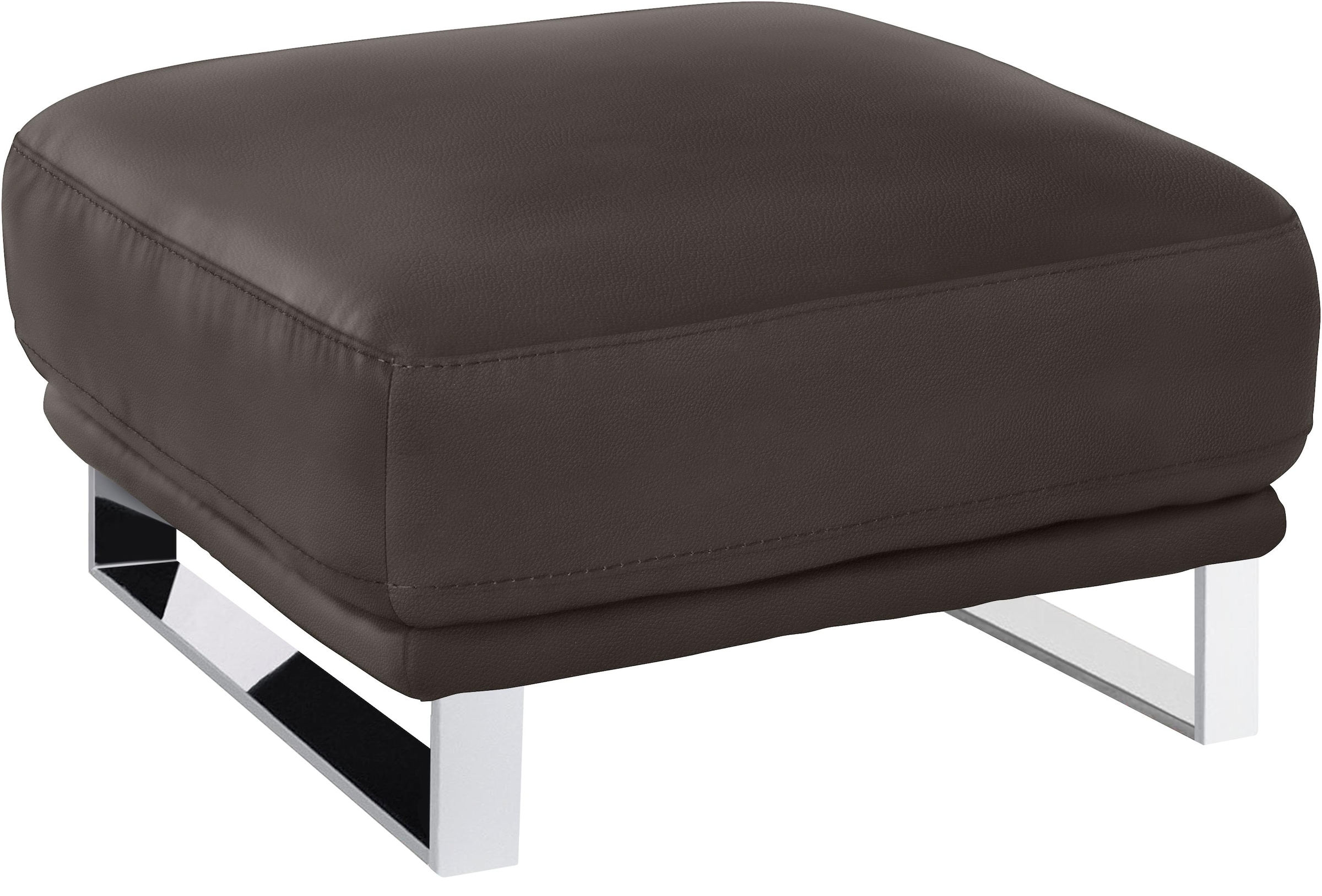 W.SCHILLIG Hocker »montanaa« mit Metallkufen in Chrom glänzend, Breite 71 cm