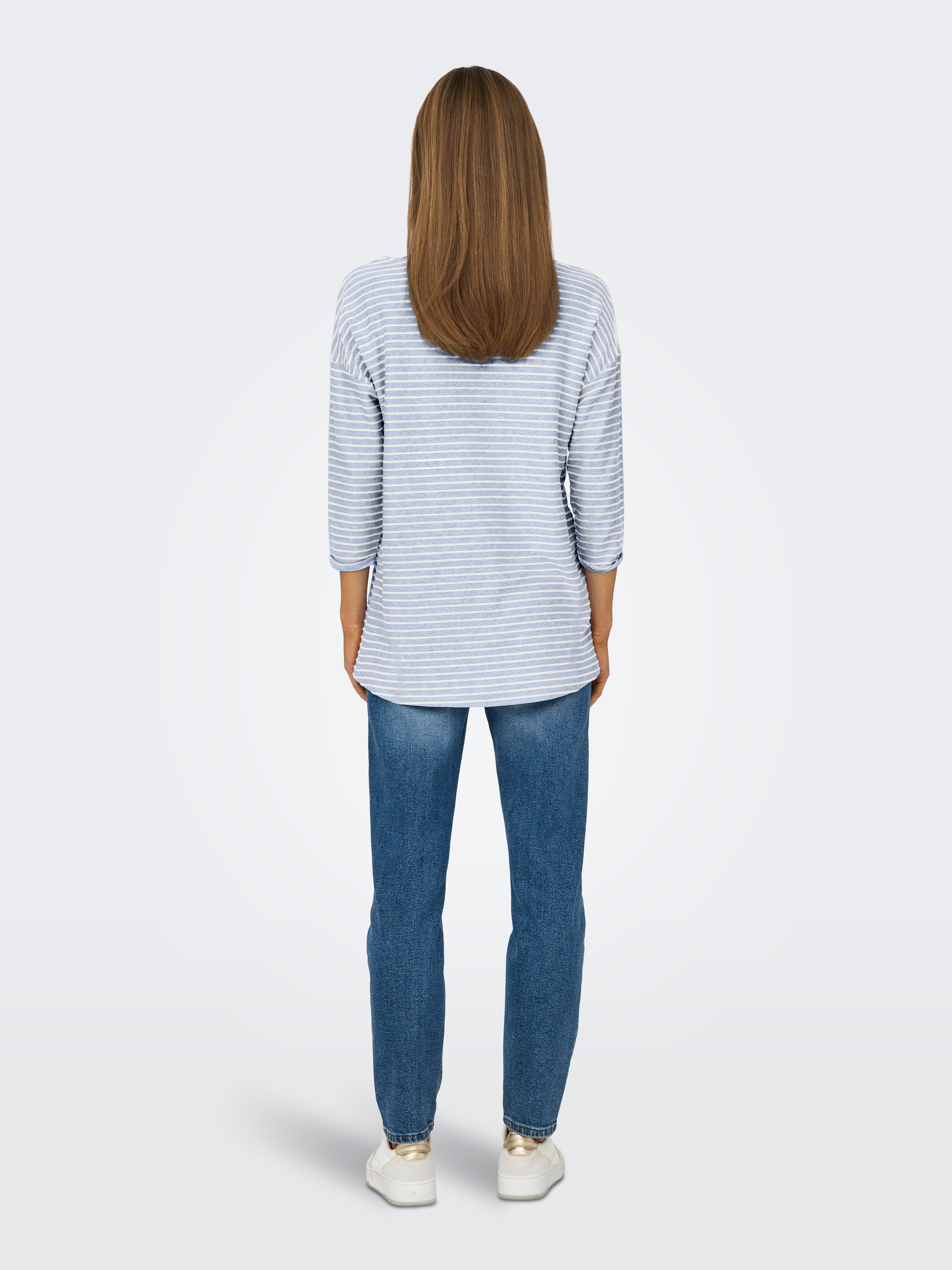 ONLY 3/4-Arm-Shirt »ONLELLY 3/4 BOATNECK TOP JRS«