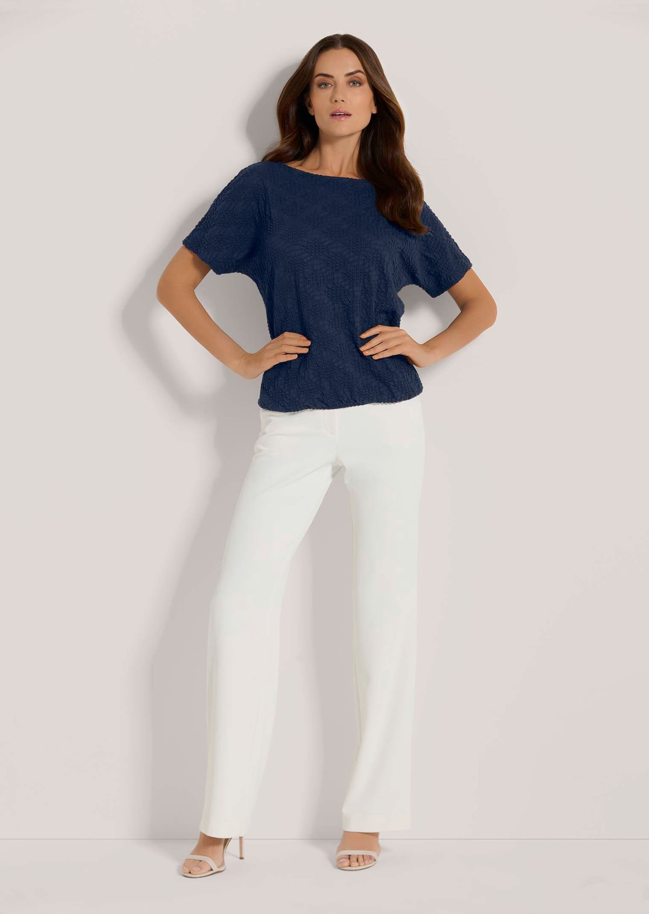 MADELEINE Langarmshirt "Sweatshirt Sweatshirt mit Gummibund" günstig online kaufen