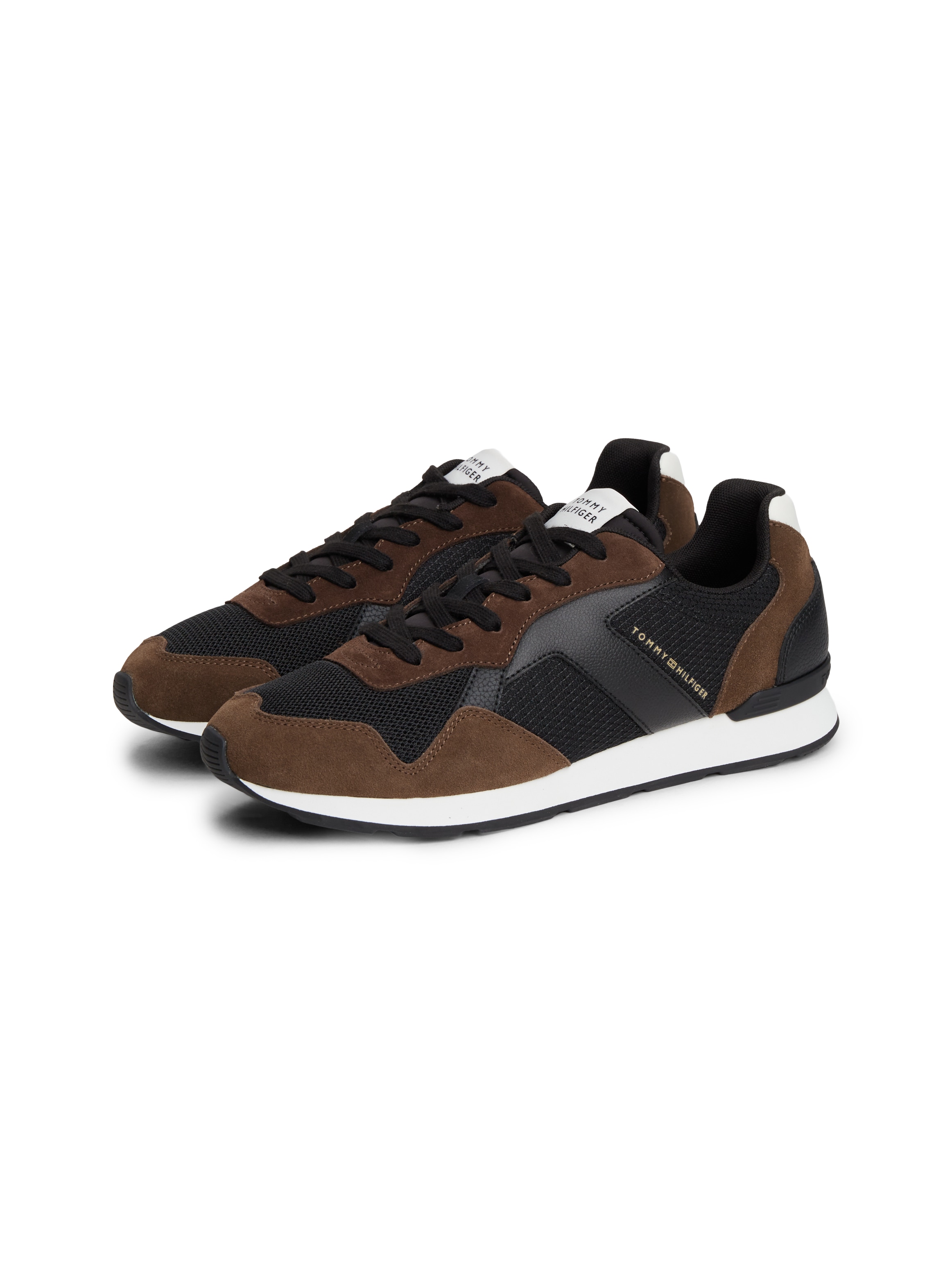 Tommy Hilfiger Sneaker »T HILFIGER CORE MIX RUNNER«  Schnürschuh, Halbschuh, Freizeitschuh mit Kontrastbesätzen
