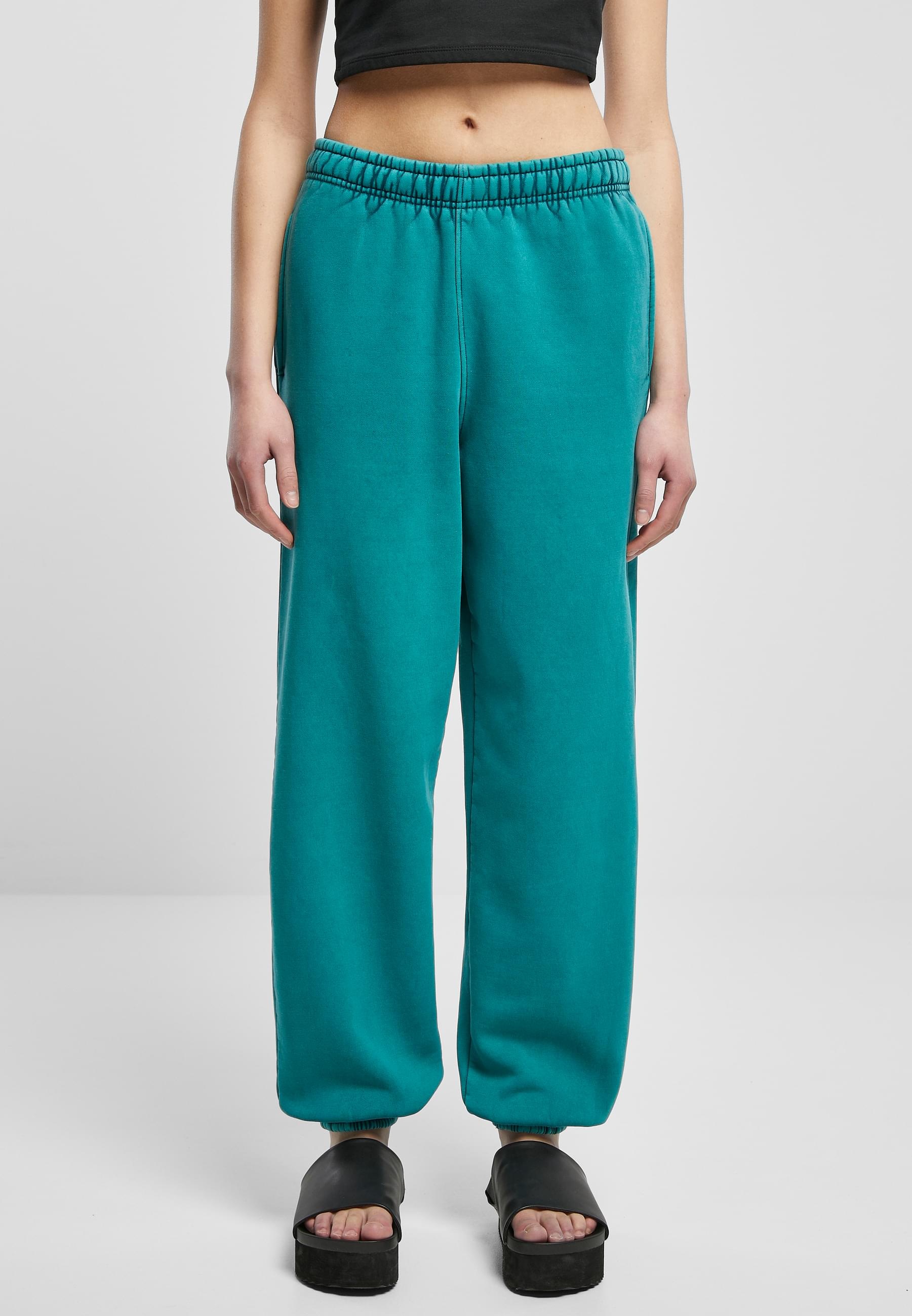 URBAN CLASSICS Jogginghose »Urban Classics Damen Ladies High Waist Stone Washed Sweat Pants«, (1 tlg.)