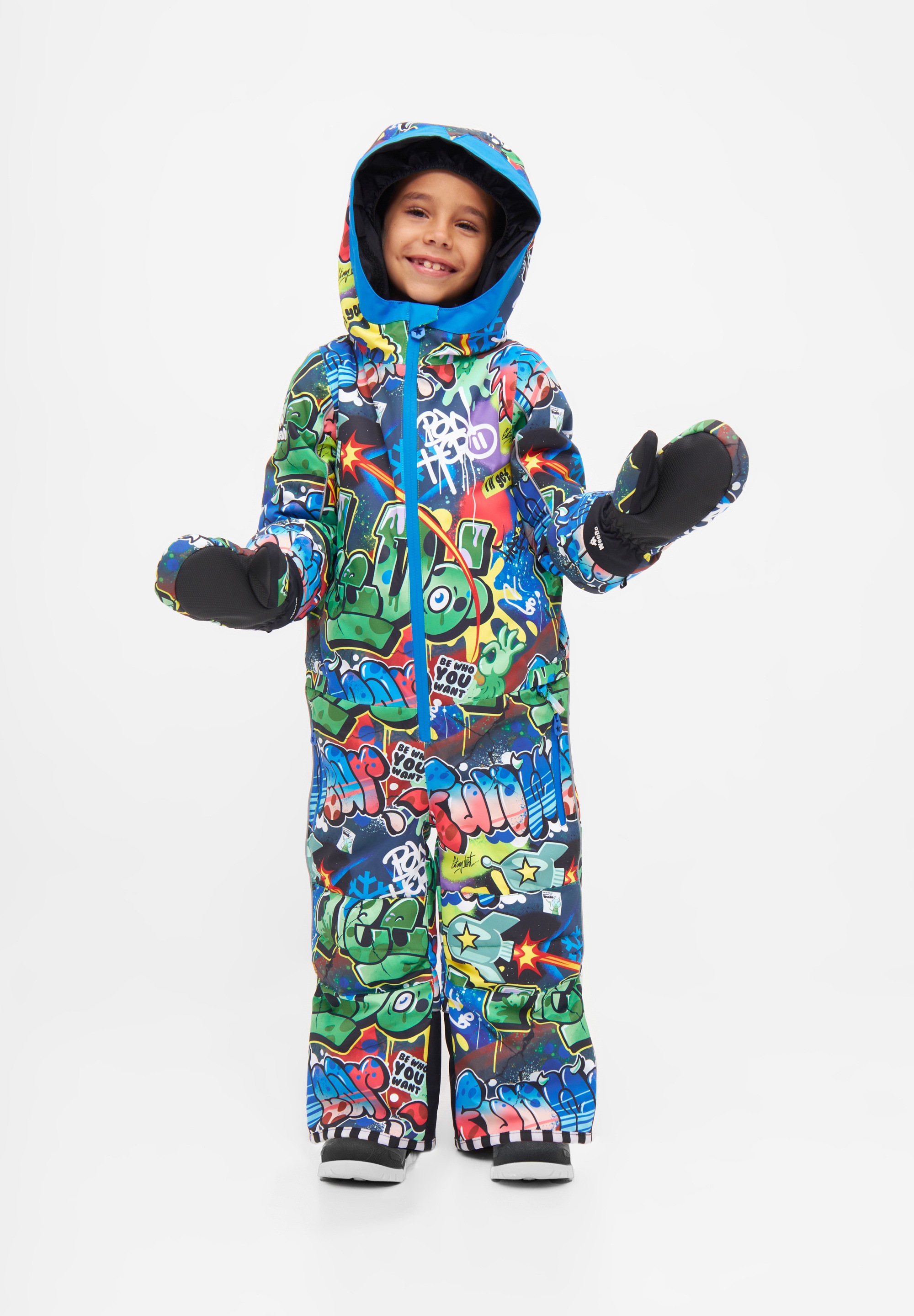 WeeDo Schneeoverall »COSMO SPRAYPRINT«, Mitwachsender Schneeanzug