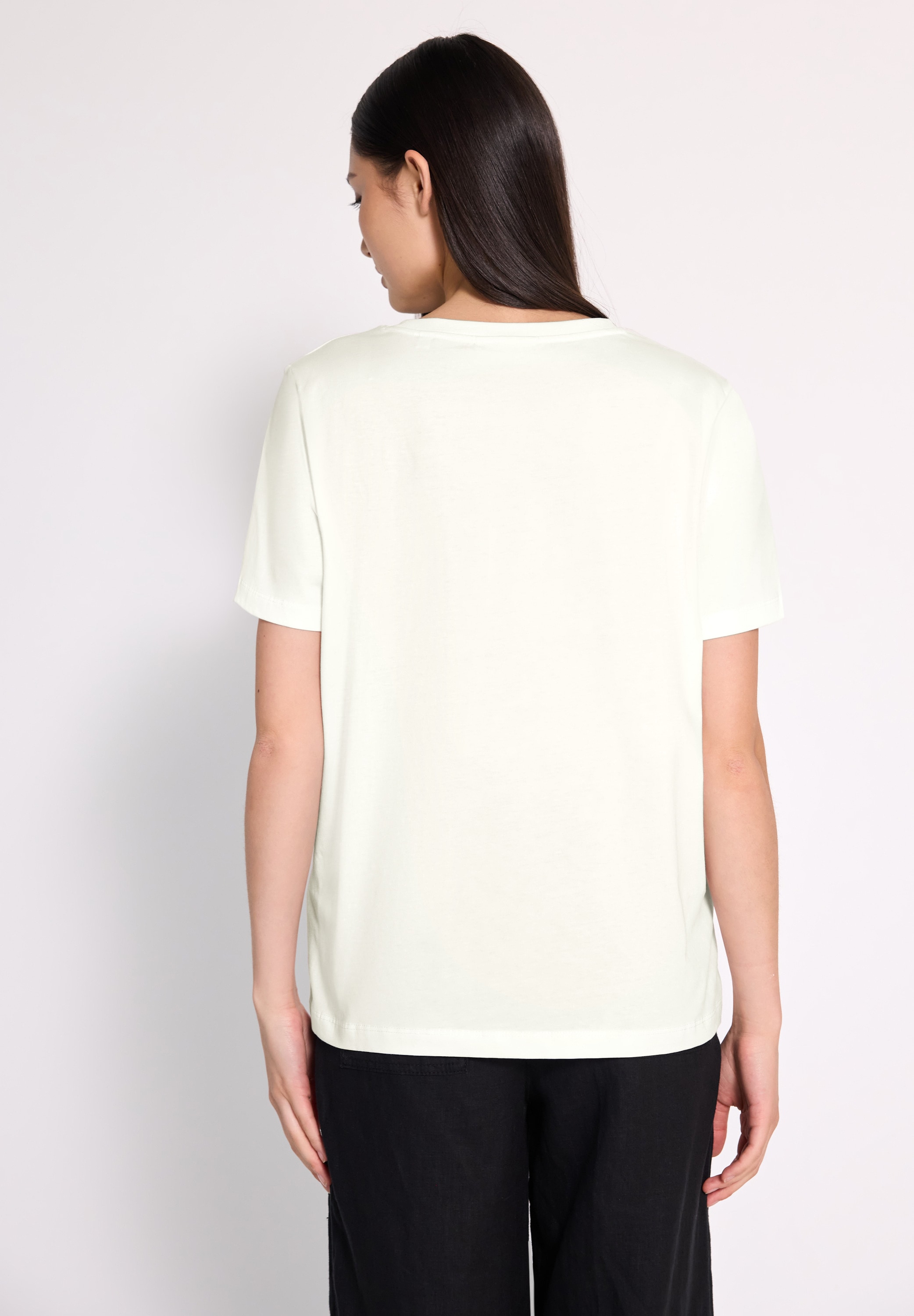 STREET ONE STUDIO T-Shirt, aus reiner Baumwolle