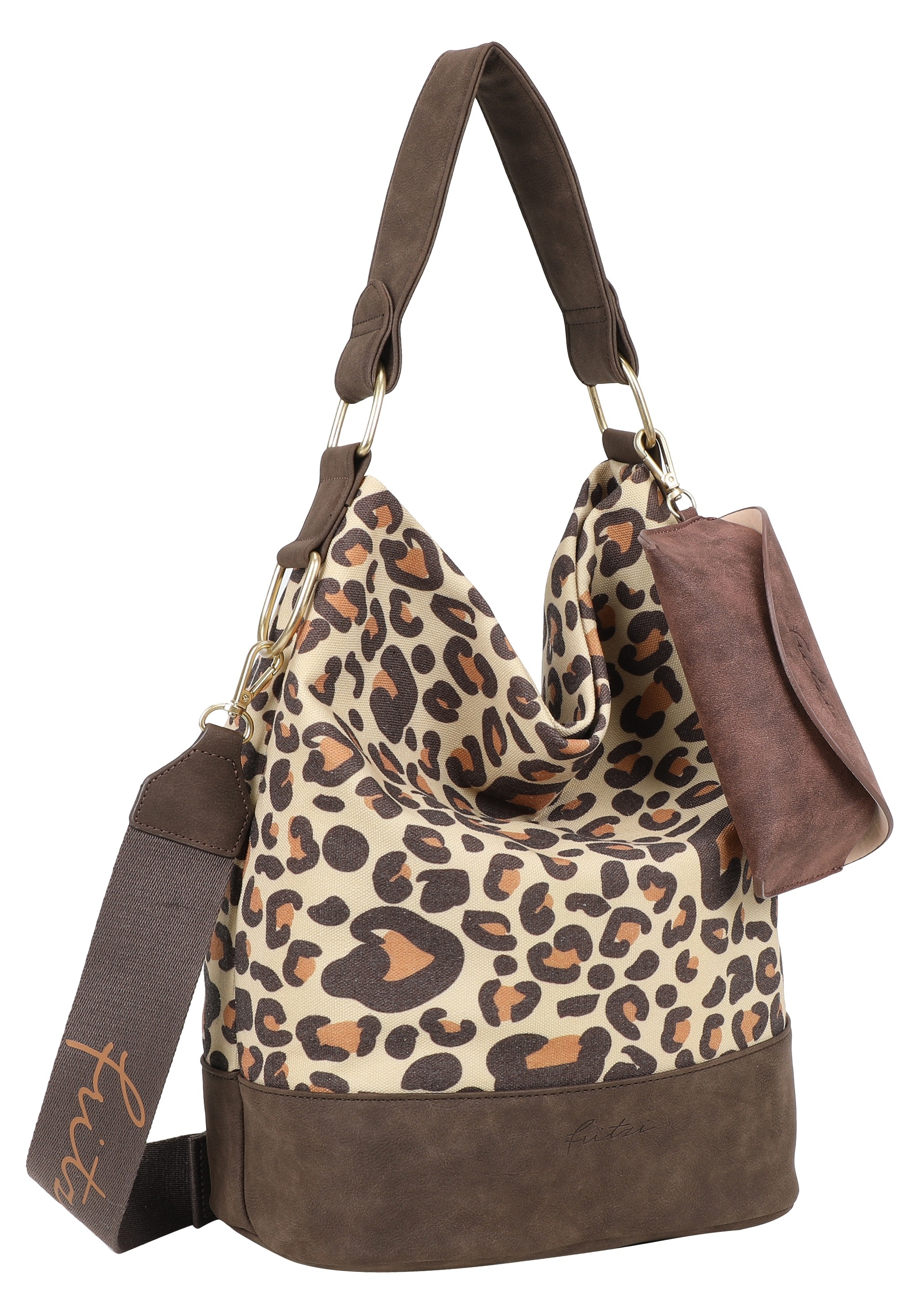 Fritzi aus Preußen Henkeltasche "Izzy07 Leo Camel" aus robustem Canvas günstig online kaufen