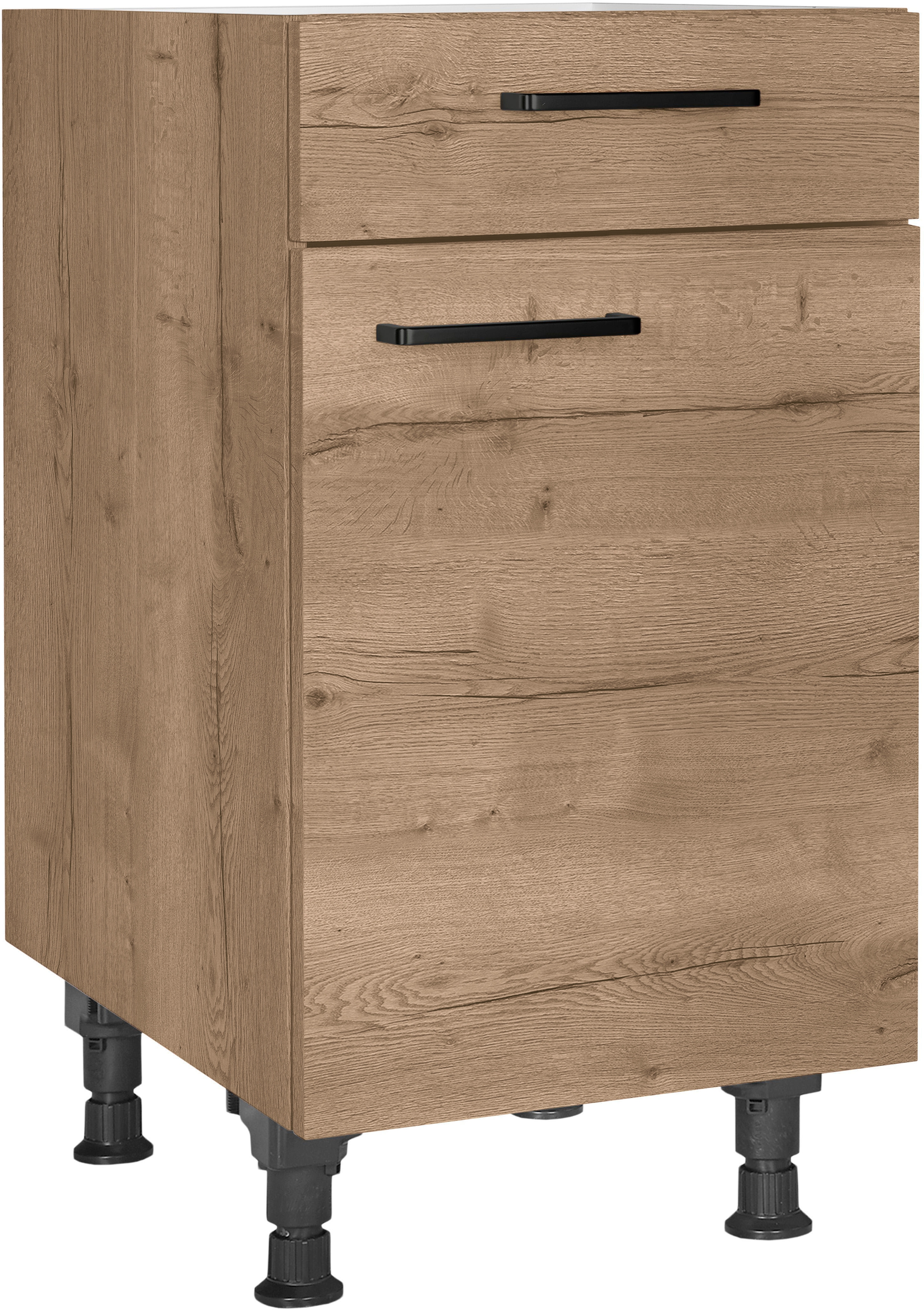 nobilia 1100000002199 ""Structura", Ausrichtung wählbar, vormont., in den Breiten 30, 45 und" 60 cm Breite, mit höhenverstellbaren Sockelfüßen, vormontiert