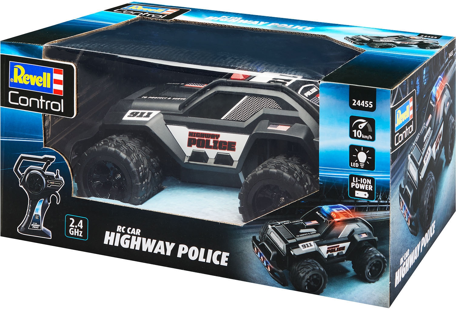 Revell® RC-Auto »Highway Police«, mit LED Blaulichtbalken