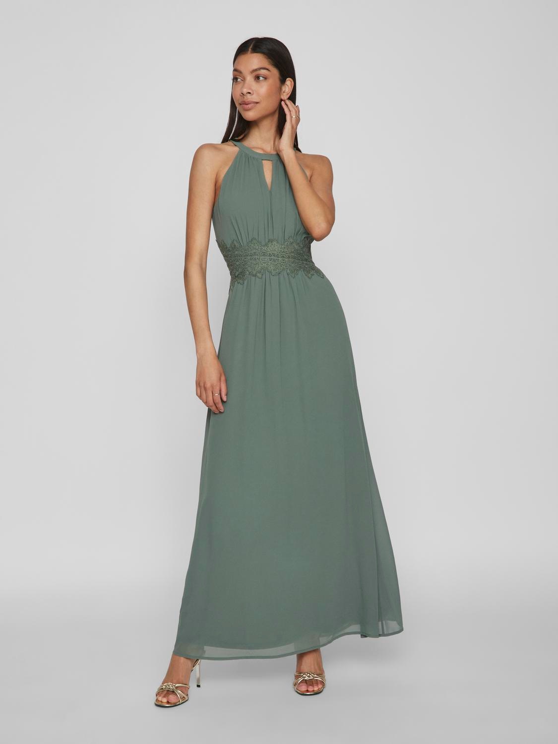 Vila Maxikleid "VIMILINA HALTERNECK MAXI DRESS - NOOS", Sommerkleid günstig online kaufen