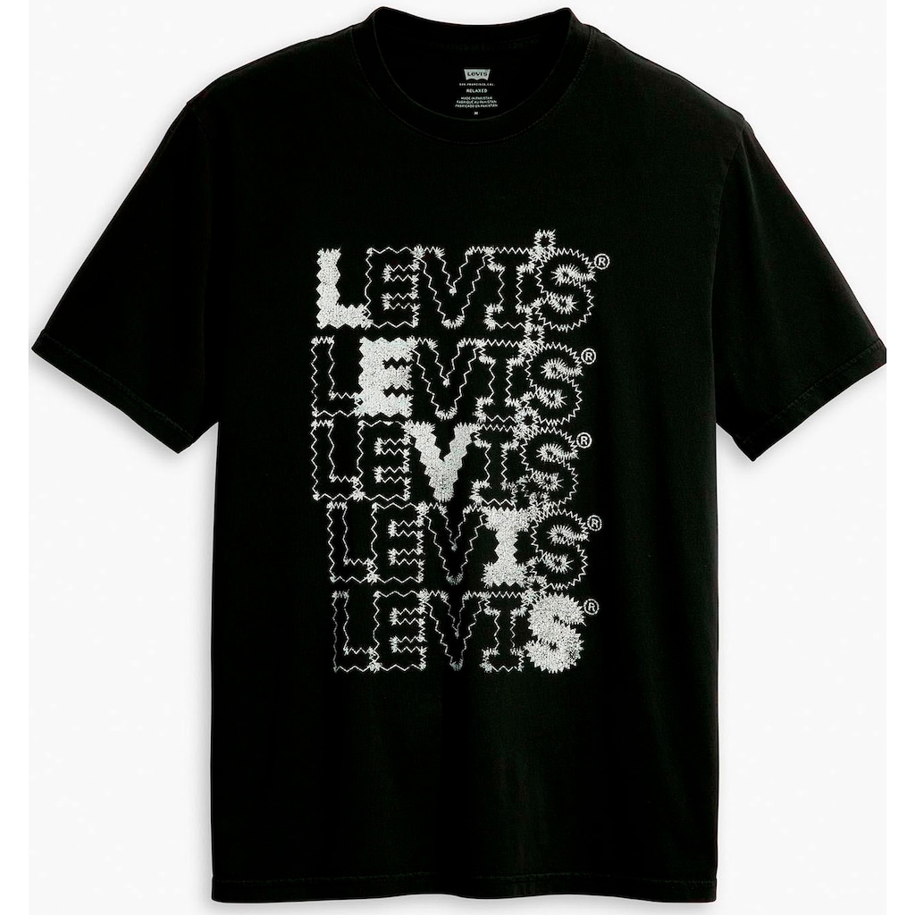 Levi's® Print-Shirt »SS RELAXED FIT TEE BLACKS«