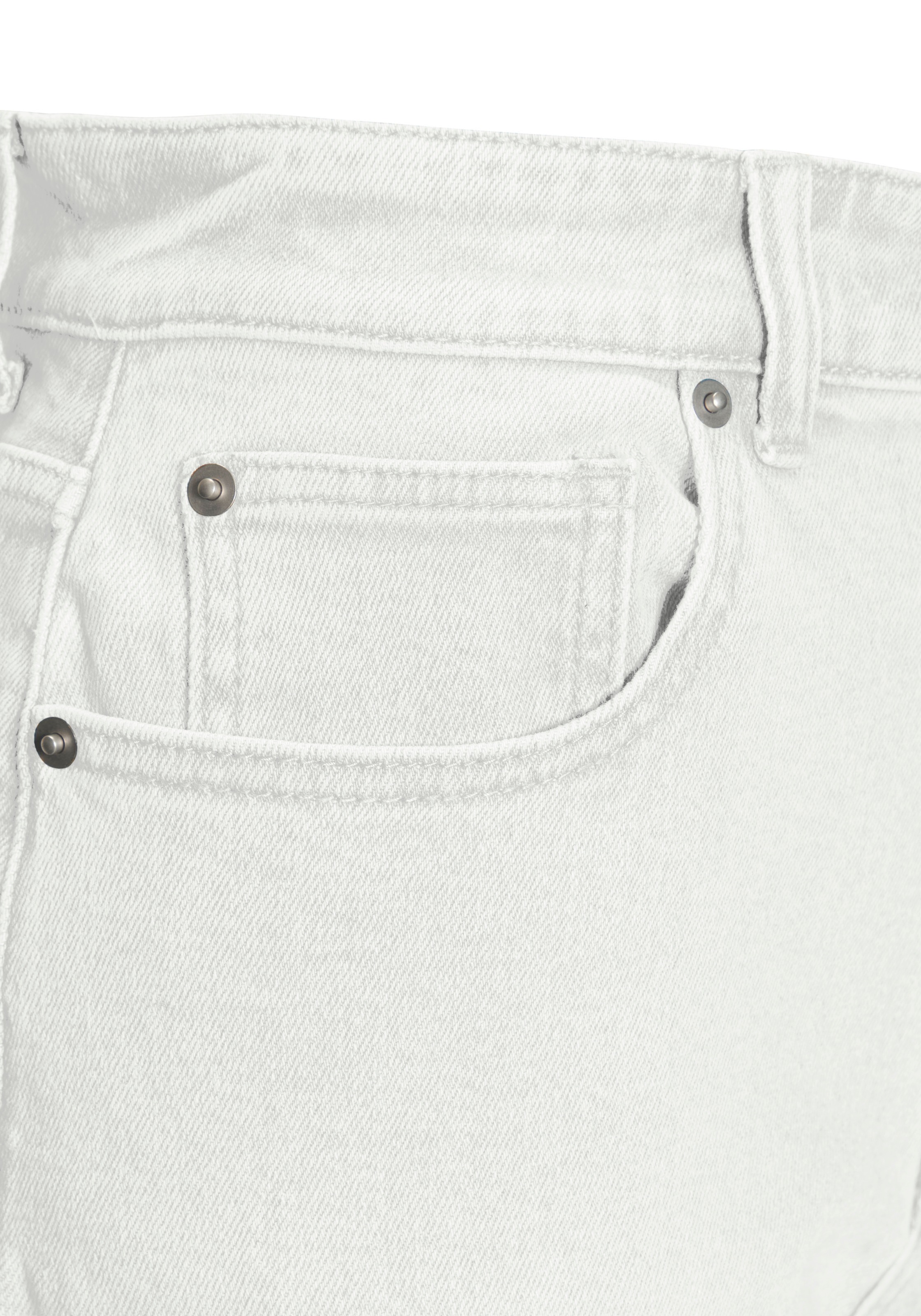 LASCANA 7/8-Jeans, aus Baumwoll-Denim, Straight-Leg