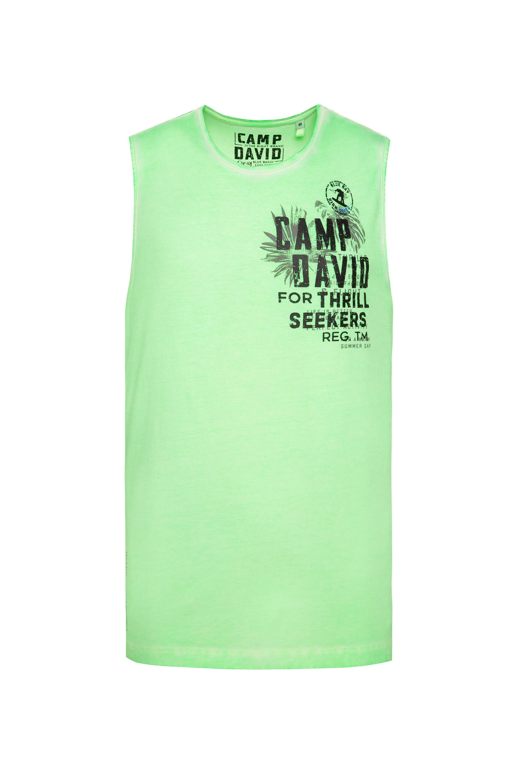 CAMP DAVID Tanktop, mit Oil-Dyed-Färbung