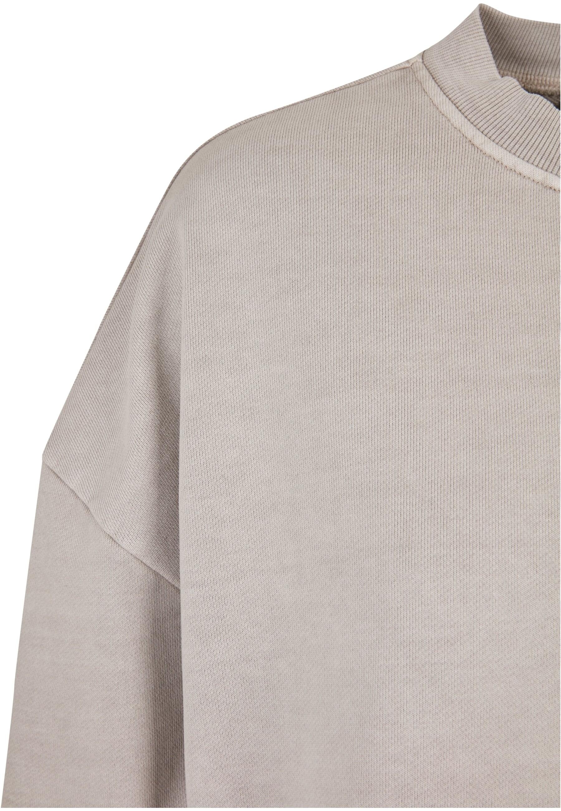 URBAN CLASSICS Sweater »Urban Classics Damen Ladies Heavy Terry Garment Dye Crewneck«, (1 tlg.)