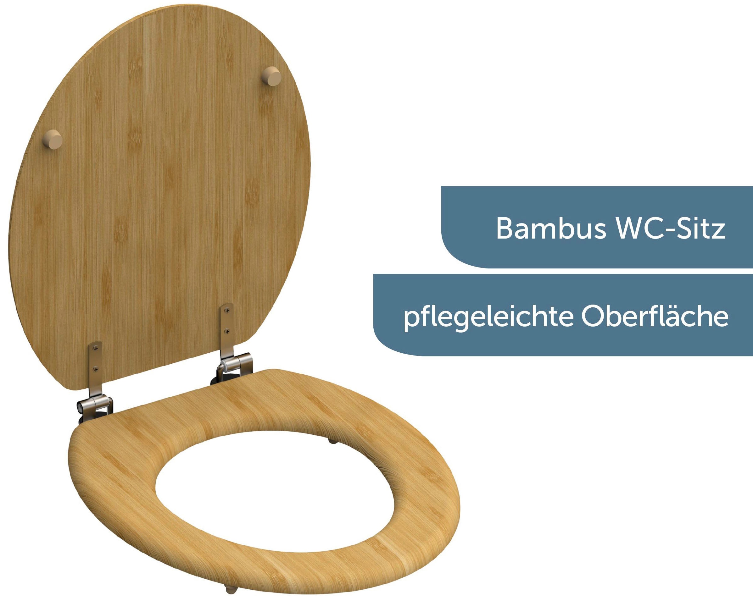 Schütte WC-Sitz »NATURAL BAMBOO«, aus Bambus Vollholz