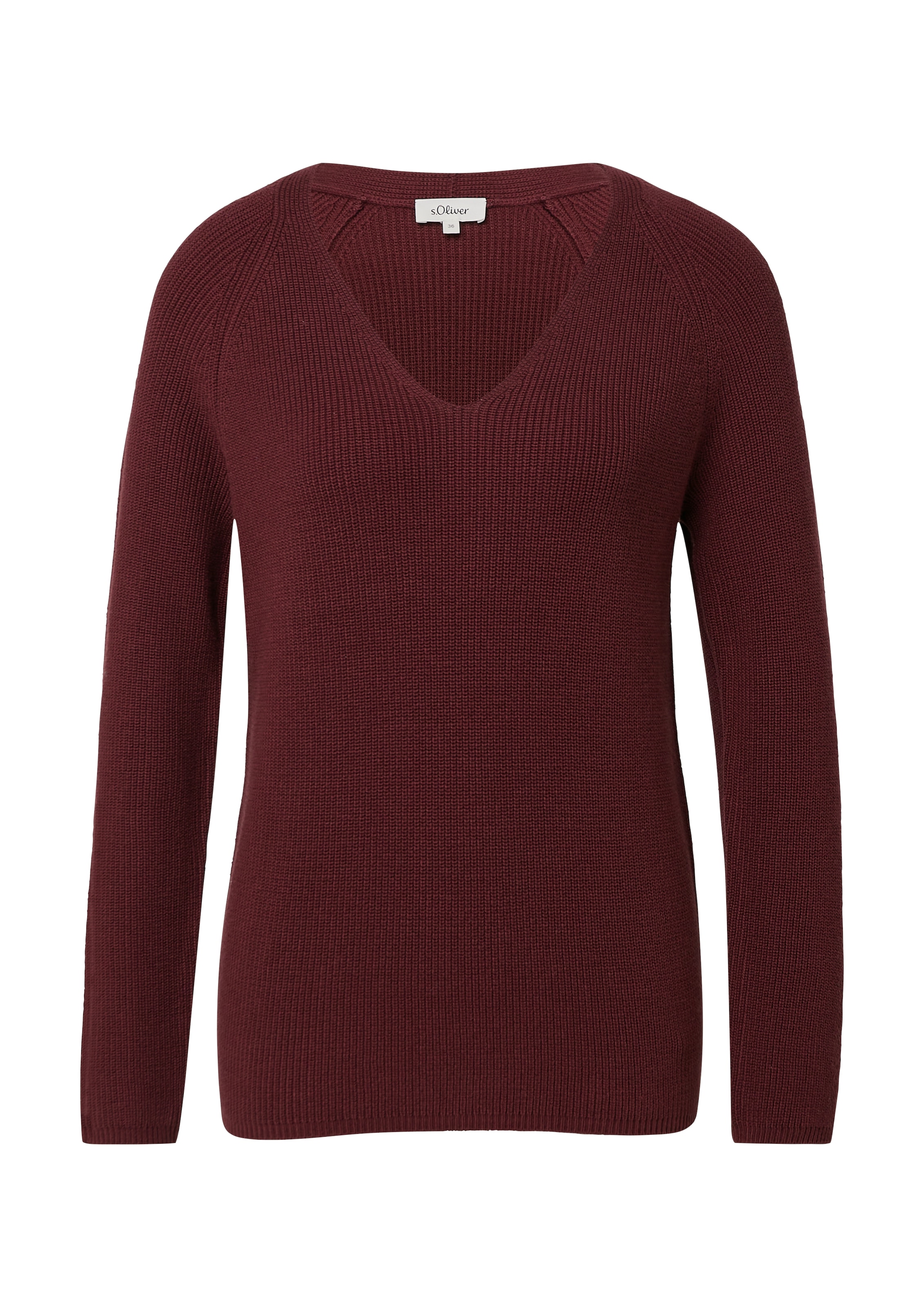 s.Oliver Strickpullover, mit V-Ausschnitt