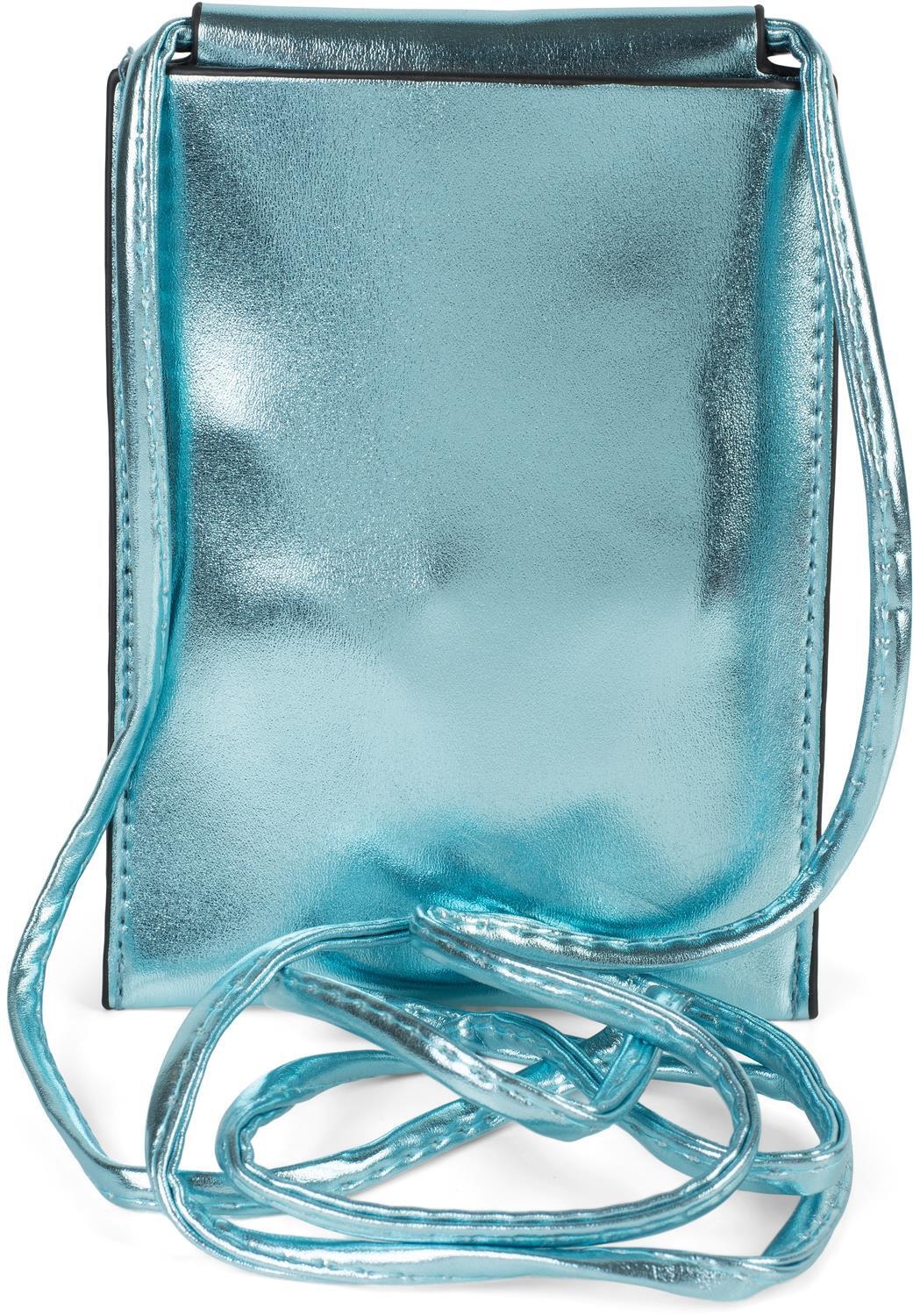 styleBREAKER Smartphonetasche "Handy Umhängetasche Metallic"