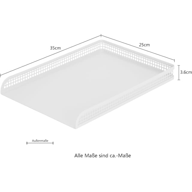 andas Tablett »Crossby«, (3 tlg.), aus Metall, 3er Set, Design by Morten  Georgsen | BAUR