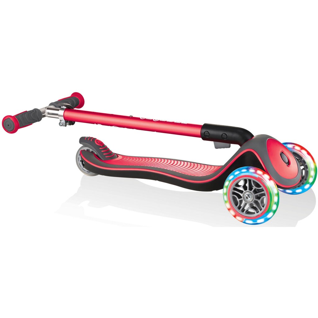 Globber Dreiradscooter »ELITE DELUXE LIGHTS, mit Leuchtrollen«