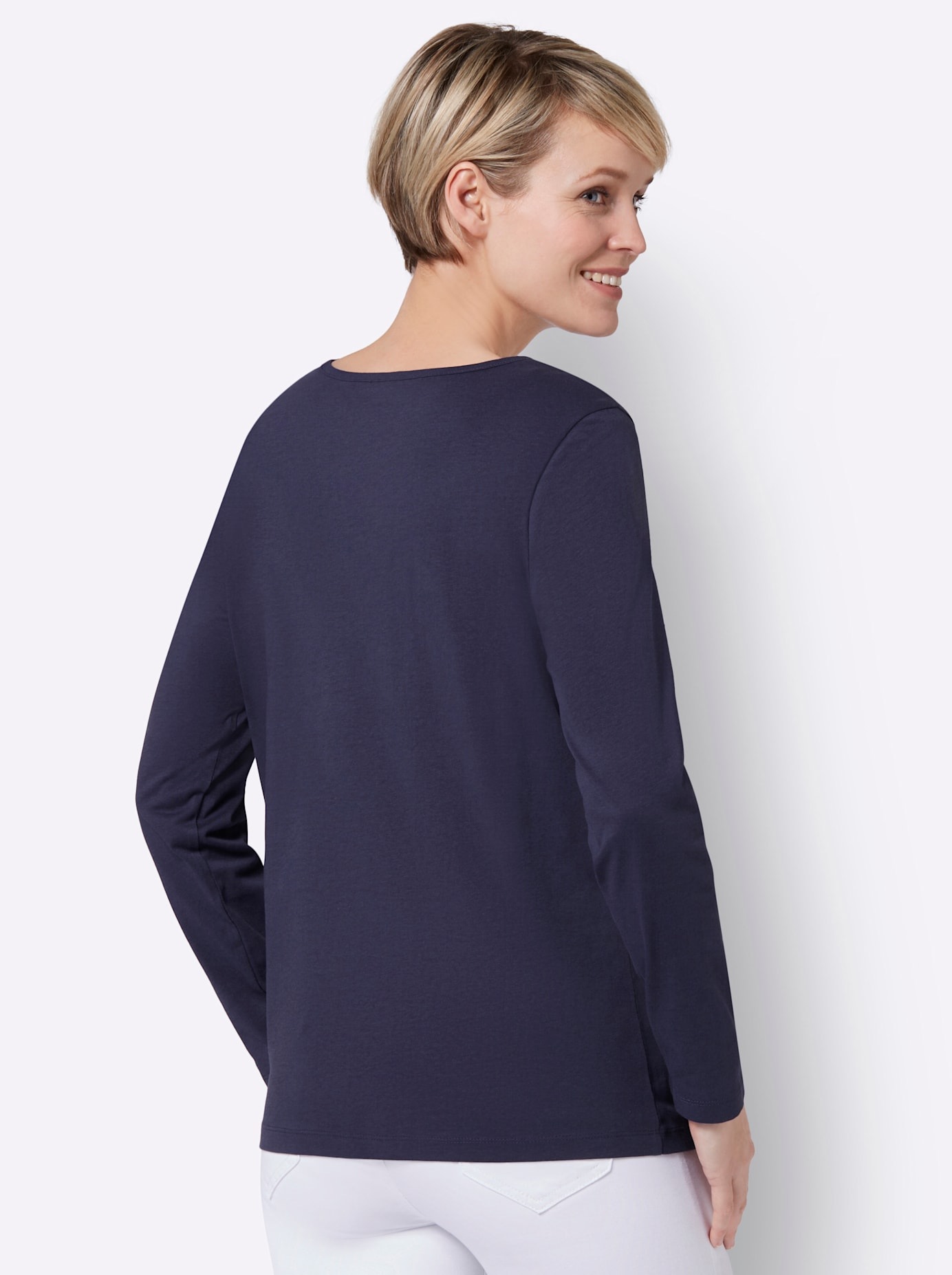 Thumbnail - Classic Basics Langarmshirt "Shirt", (1 tlg.)