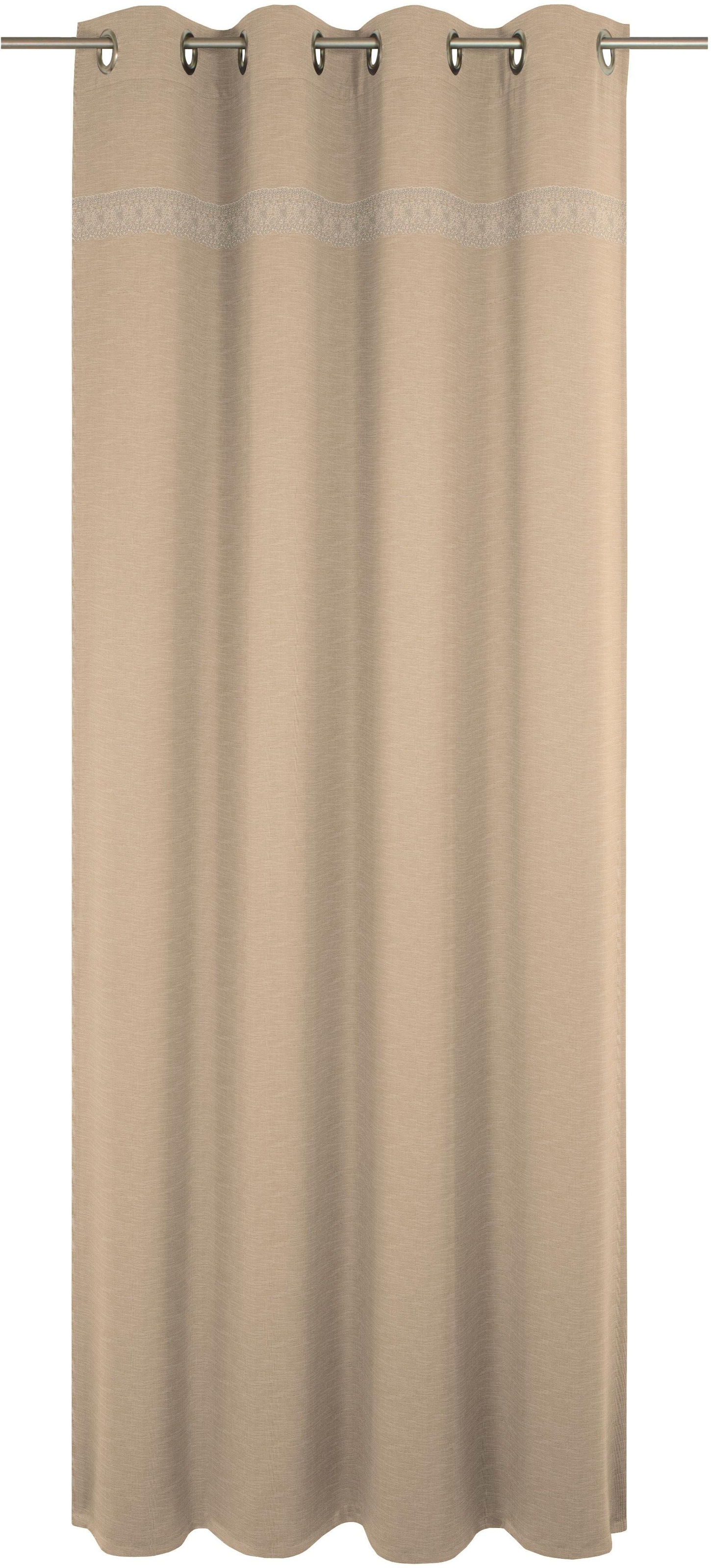 Wirth Vorhang "Wiessee" Ösen 1 Stk. tlg. günstig online kaufen