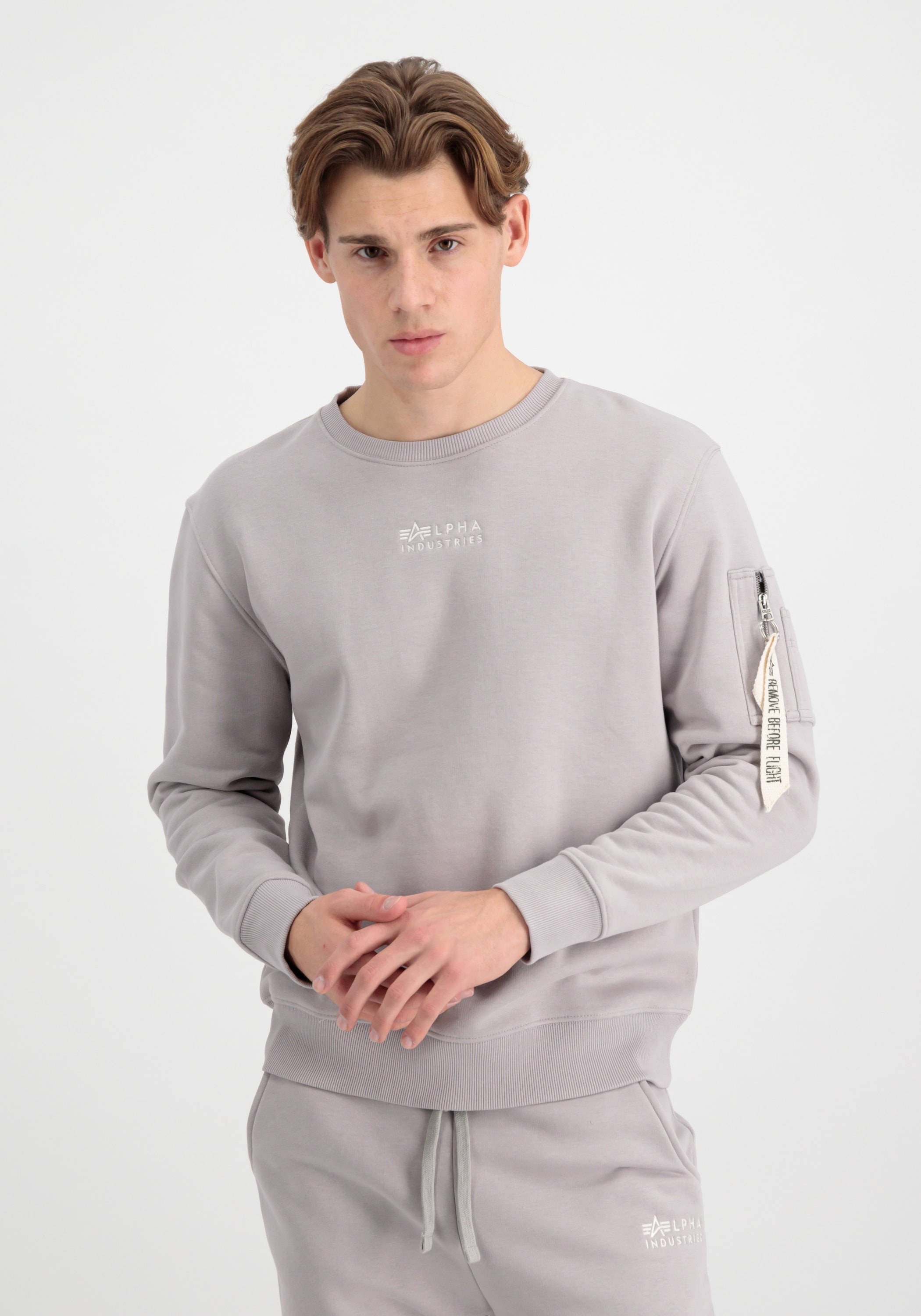 Alpha Industries Sweater "Alpha Industries Men - Sweatshirts Organics EMB Sweater"