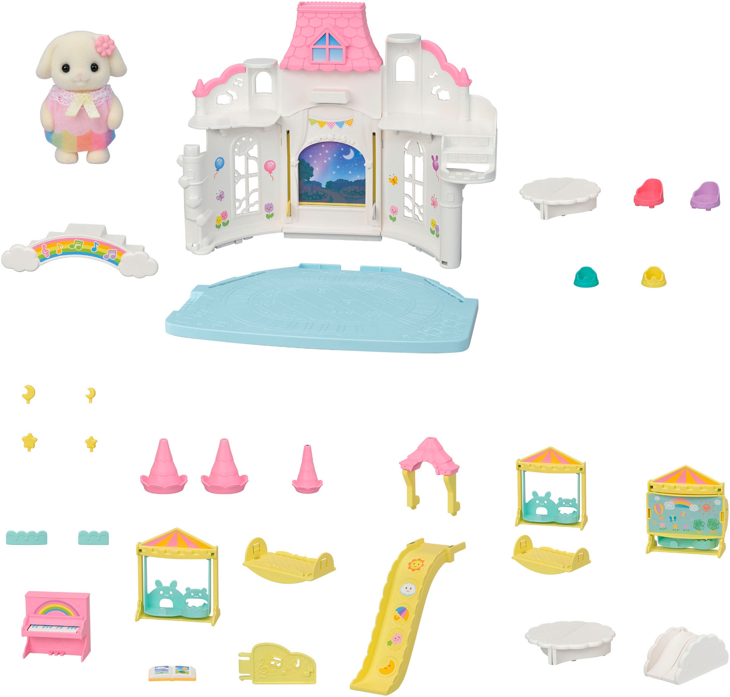 Sylvanian Families Spielwelt »Erlebniskindergarten - Sonnenschloss (5743)«
