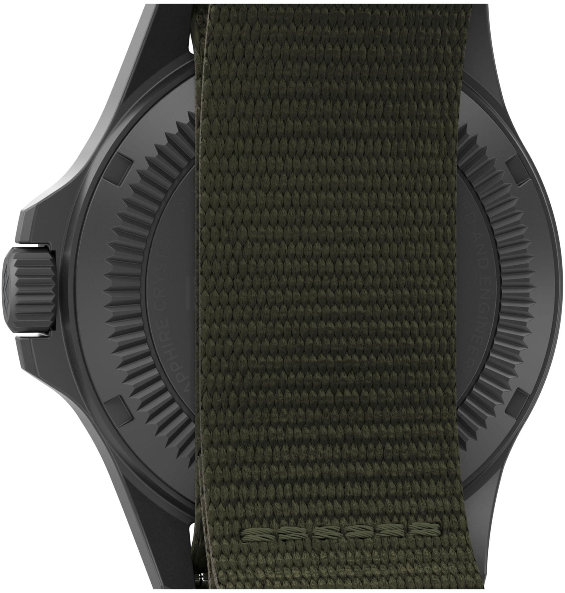 Timex Solaruhr »FIELD POST«, Armbanduhr, Herrenuhr, Datum, Leuchtzeiger, Saphirglas, Textilarmband