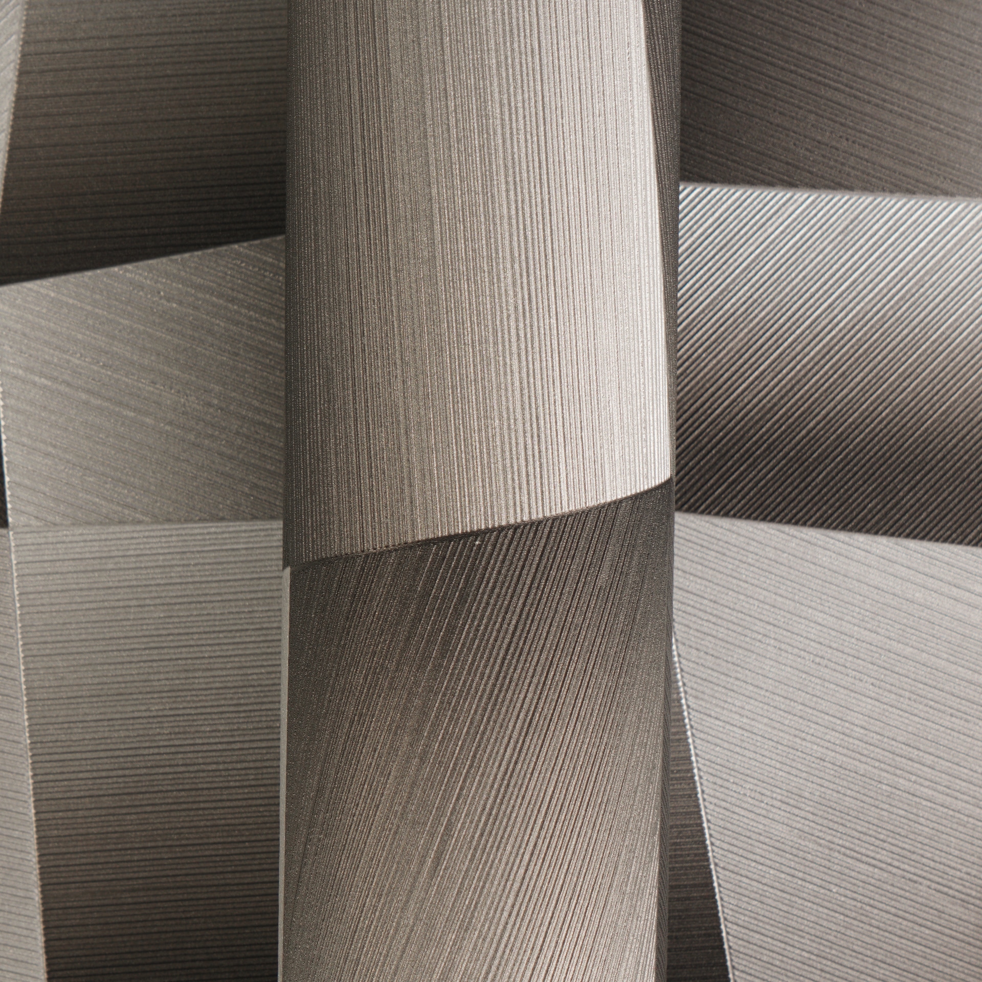 living walls Vliestapete »Vibes & Styles Damian – Refined Dimensions Vliestapete« 3D-Optik leicht strukturiert Geometrisches 3D-Design mit markanter Struktur und edlem Glanzeffekt