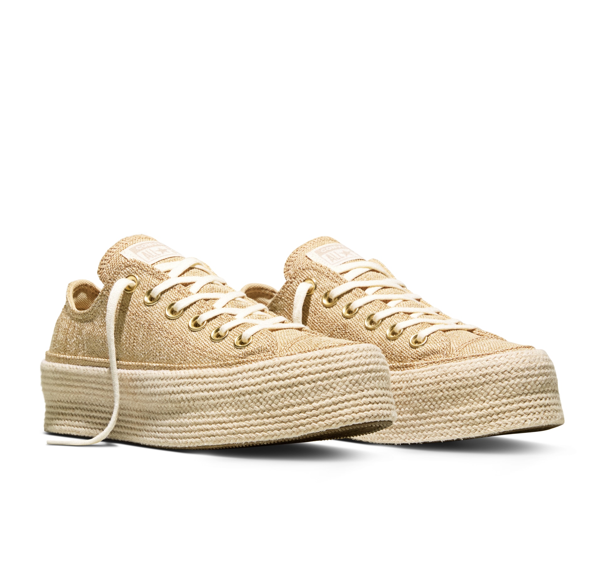 Converse Sneaker "CHUCK TAYLOR ALL STAR LIFT ESPADRILLE" sportlicher Stil, mit profiliertem Laufsohlenprofil, mit Schnürung