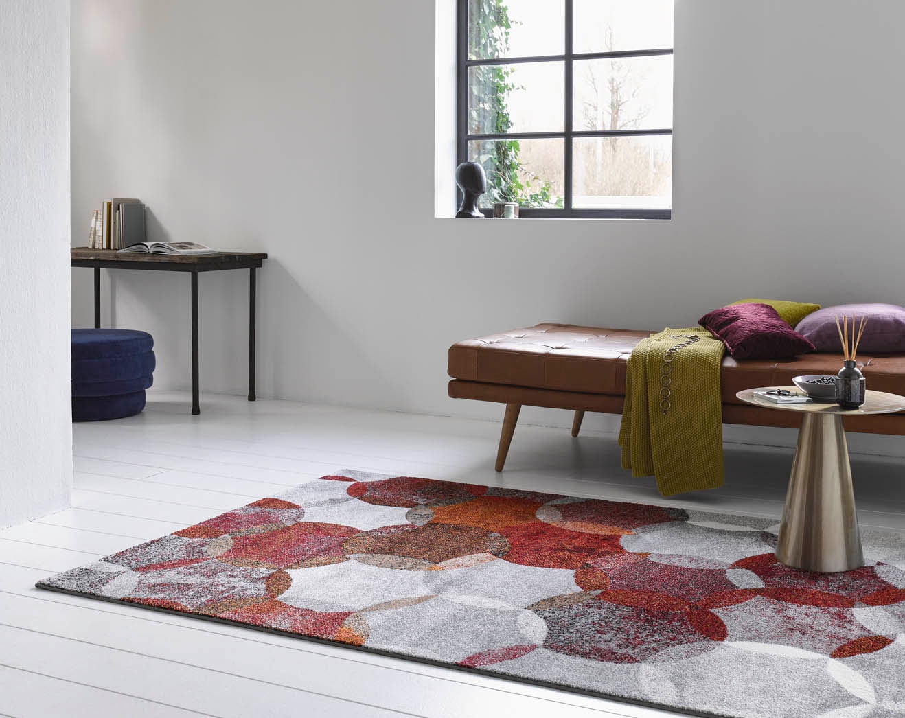 Esprit Teppich »Modernina ESP-3378«, rechteckig, 13 mm Höhe, weicher Kurzflor in modernem Design, Wohnzimmer, Schlafzimmer, bunt