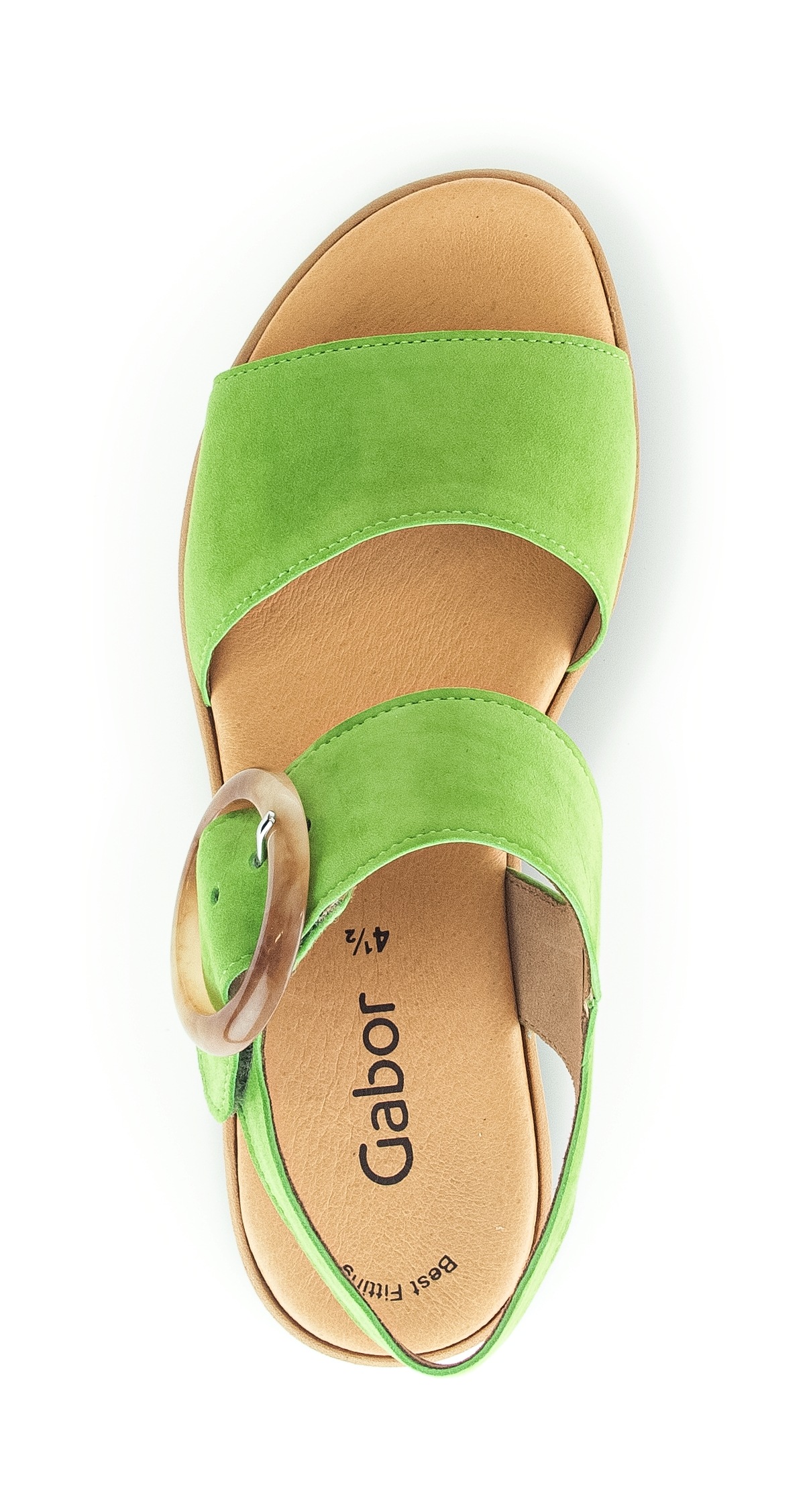 Gabor Keilsandalette, Plateau, Sommerschuh, Sandale mit trendigem Zierschnalle