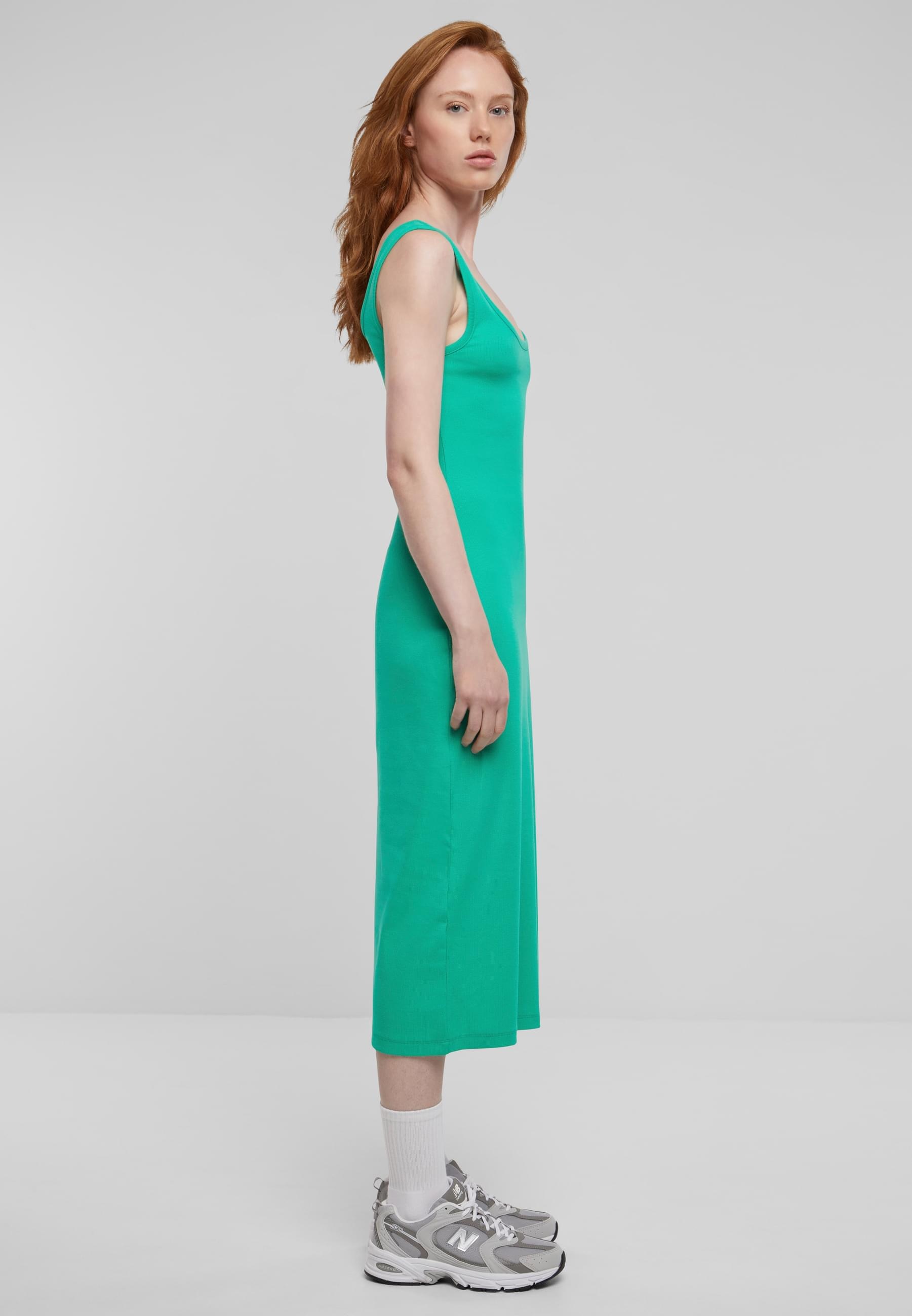 URBAN CLASSICS Shirtkleid »Urban Classics Damen Ladies Rib Top Dress«, (1 tlg.)