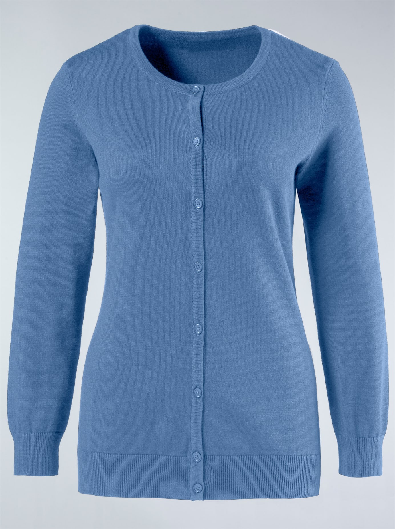 Classic Basics Women's Cardigan Blue Size 50 2