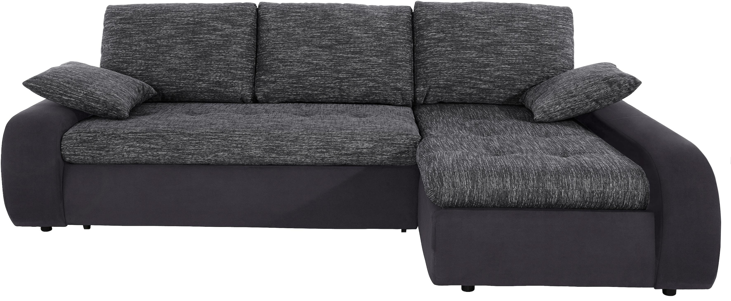 TRENDMANUFAKTUR Ecksofa "Indie, modern und bequem, Materialmix, L-Form", wa günstig online kaufen