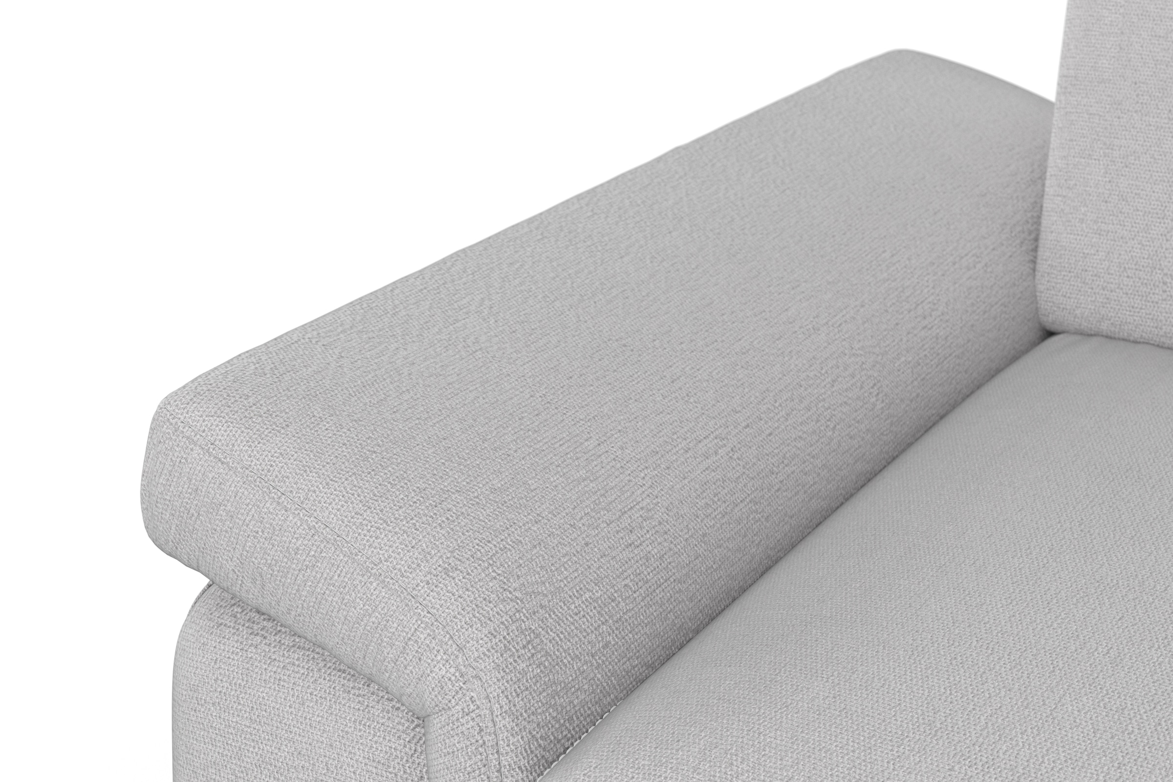 sit&more Ecksofa »Padua L-Form«, inklusive Sitztiefenverstellung, Armteilfunktion und Federkern