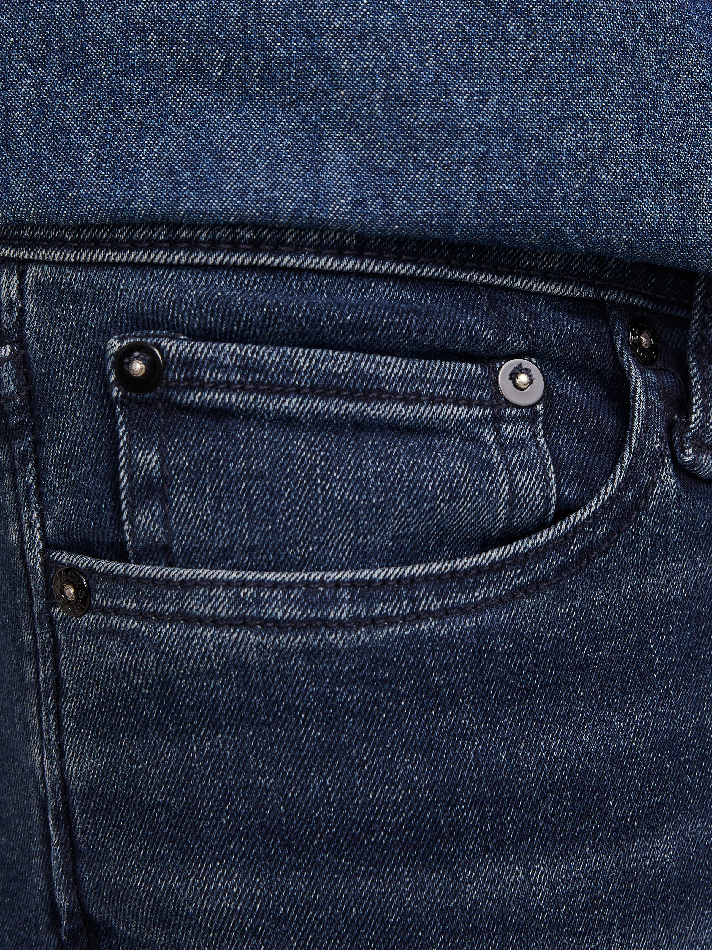 Jack & Jones Slim-fit-Jeans »JJIGLENN  Slim-Fit mit Stretch und praktischer 5-Pocket-Form« Baumwollmischung, slim fit
