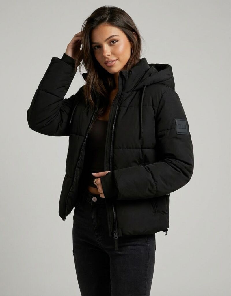 Tally Weijl Steppjacke »SJAPESASICS« mit Kapuze Kunstfaser