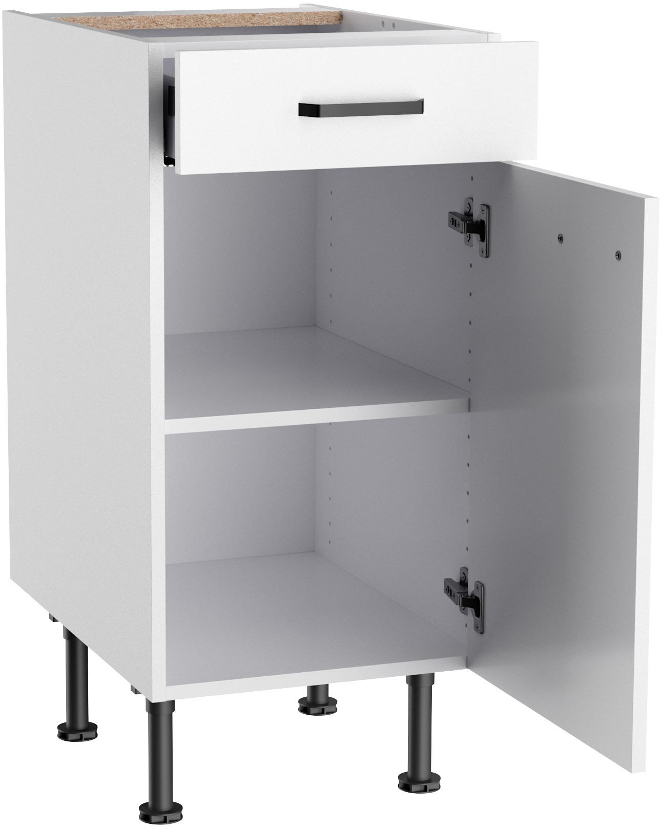 Thumbnail - KOCHSTATION Unterschrank "KS-Paula" 40 cm breit, 87 cm hoch, mit 1 Schubkasten, 1 Tür, 1 Einlegeboden