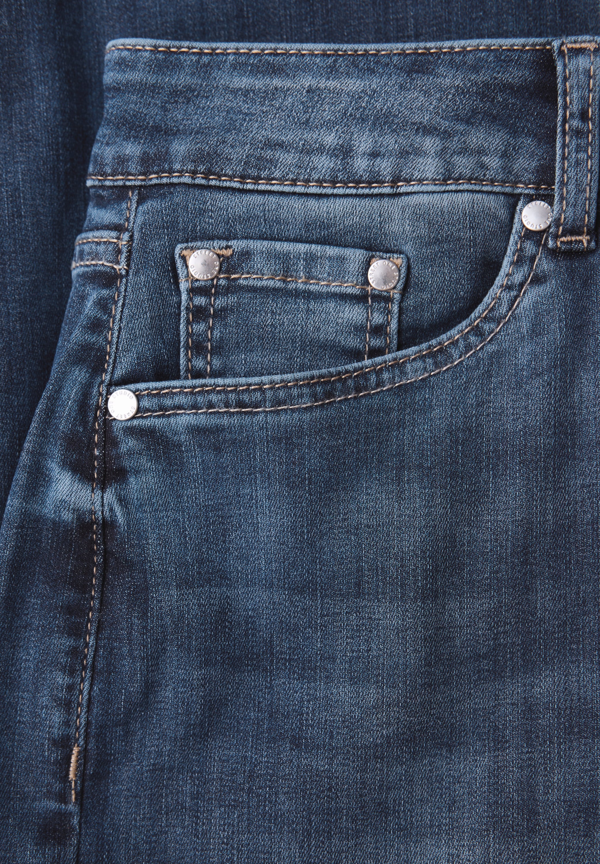 STREET ONE STUDIO Loose-fit-Jeans High Waist