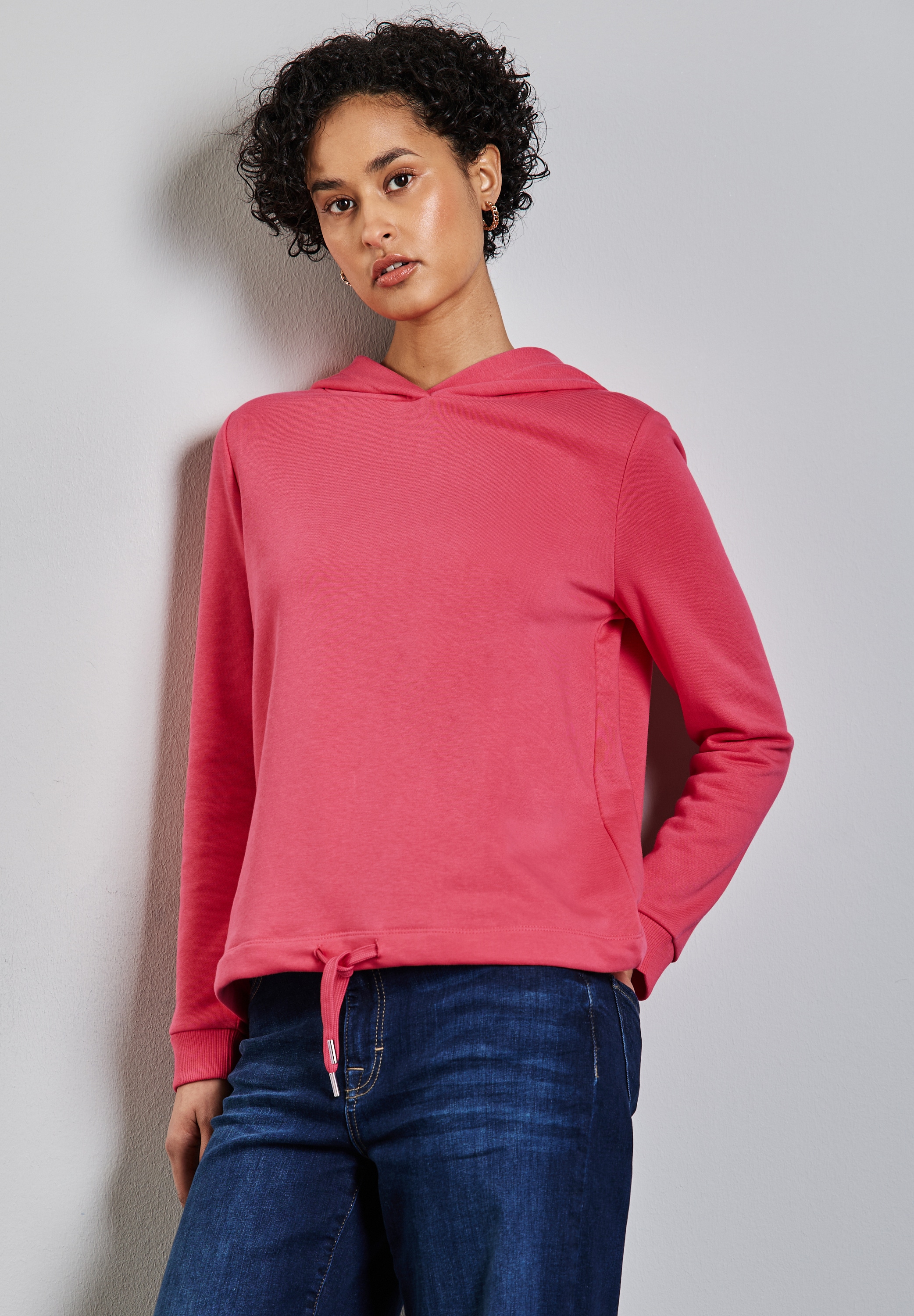 STREET ONE Hoodie, im soften Baumwoll-Mix günstig online kaufen
