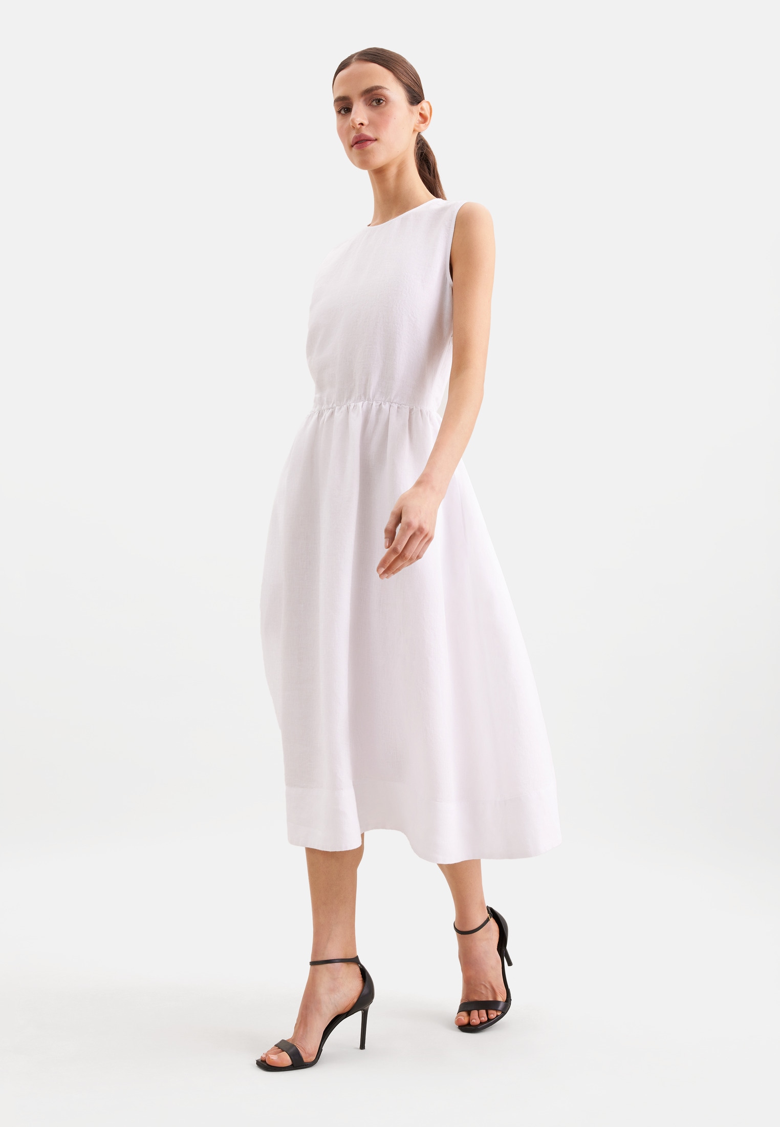 seidensticker Sommerkleid Ohne Arm Rundhals Uni