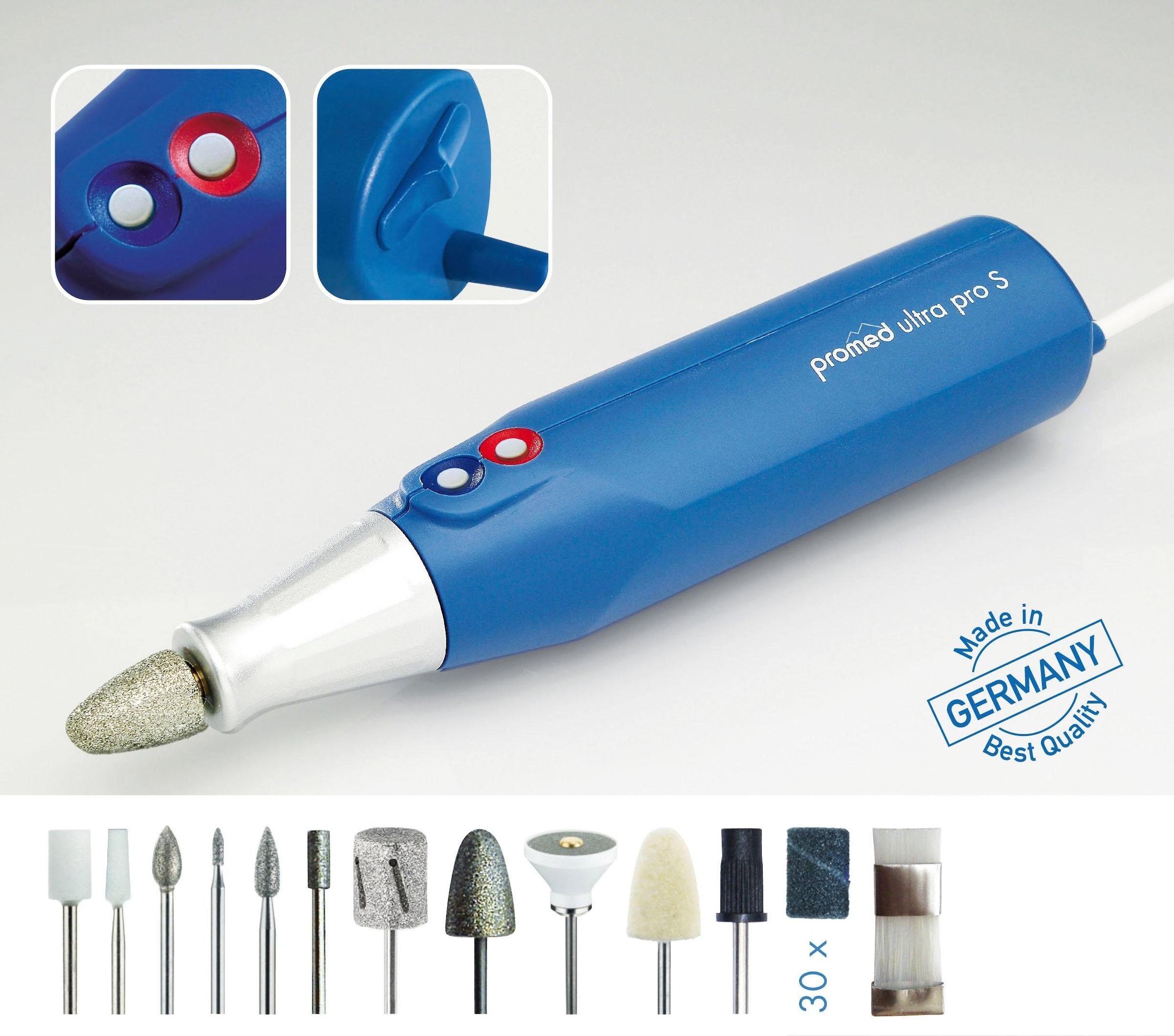 promed Maniküre-Pediküre-Set »Ultra Pro S«, Made in Germany