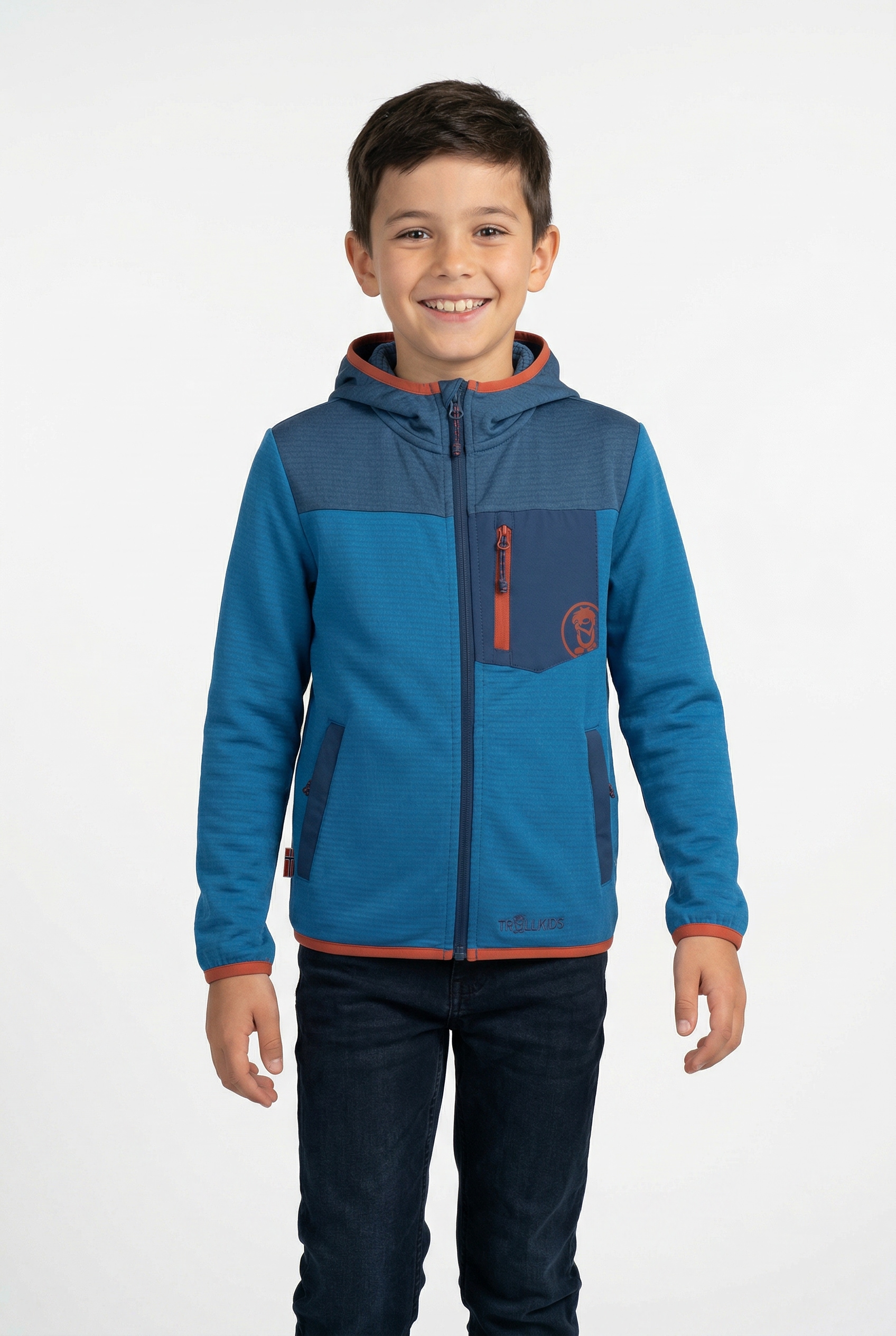 TROLLKIDS Fleecejacke "Kids Holmedal Jacket" für Kinder und Jugendliche, wasserabweisend, windabweisend, aus Fleece