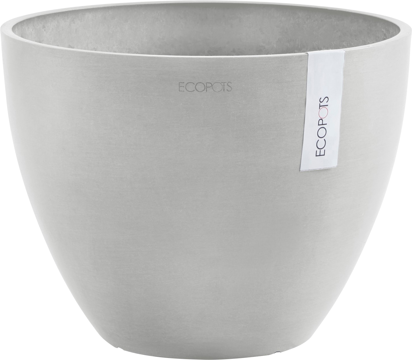 ECOPOTS Blumentopf "ANTWERP White Grey", BxTxH: 30x30x25,5 cm