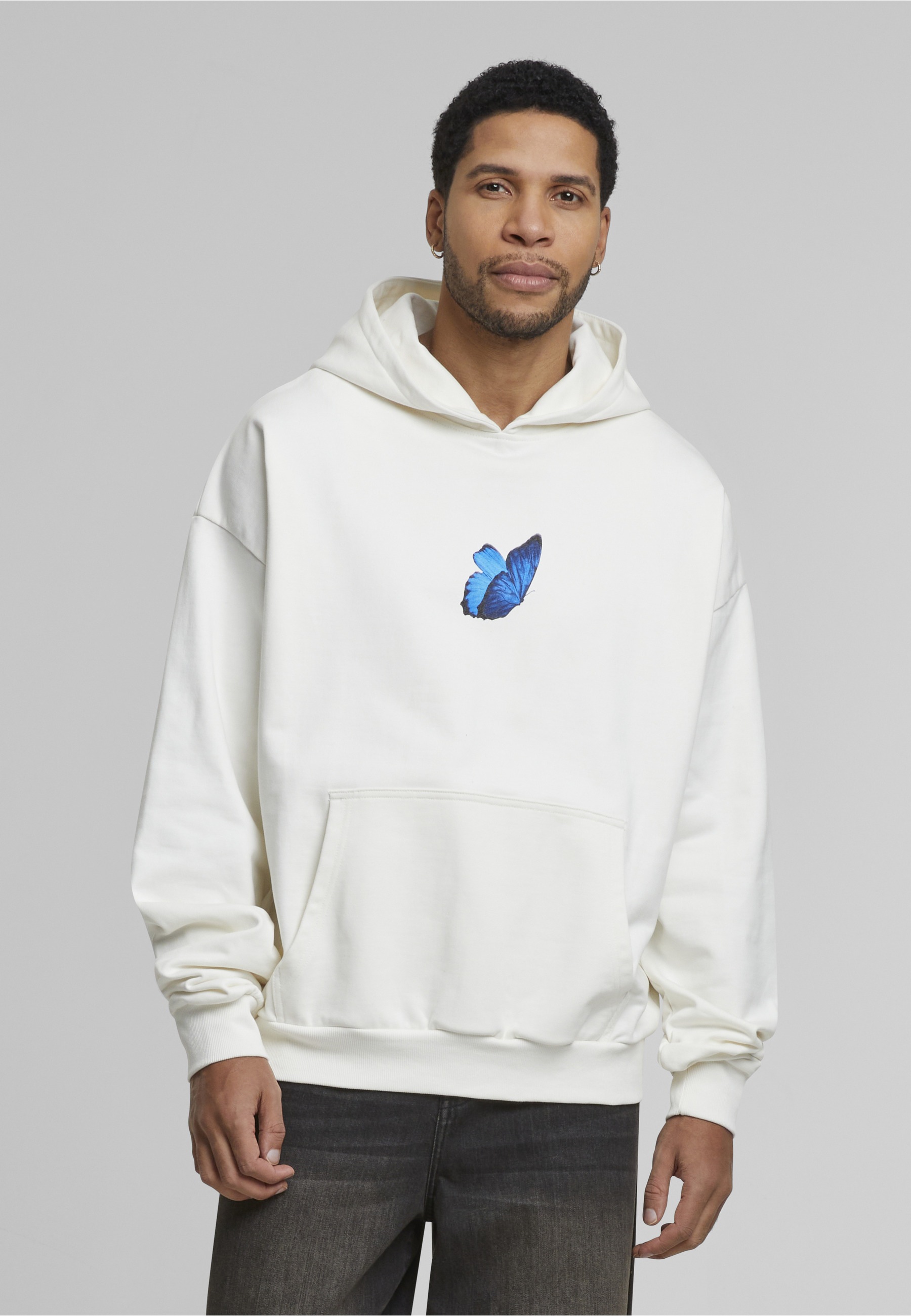 Mister Tee Le Papillon Hoodie Black Size S 2