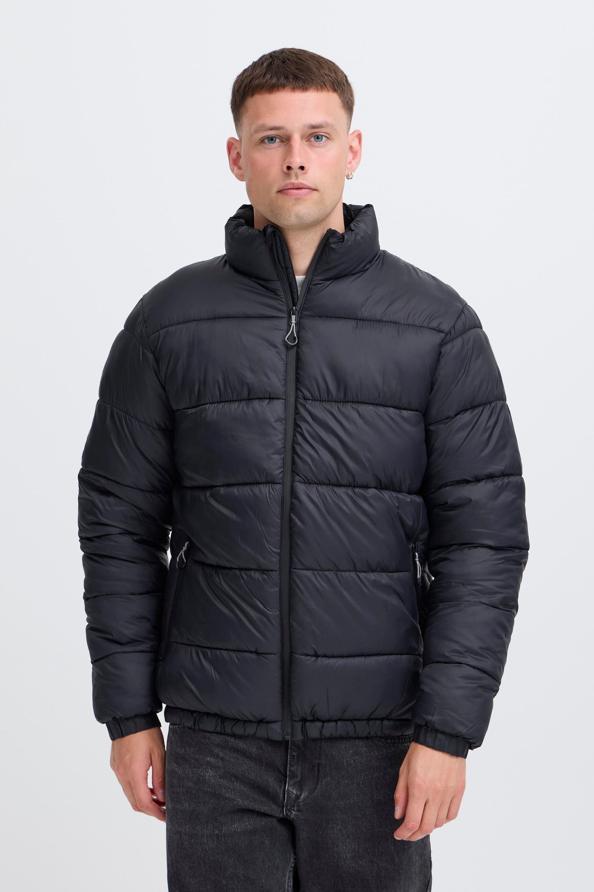 Steppjacke BLEND "Steppjacke BHEIDEN", Herren, Gr. L, schwarz, Obermaterial: 100% Nylon NY., Jacken Steppjacke 5