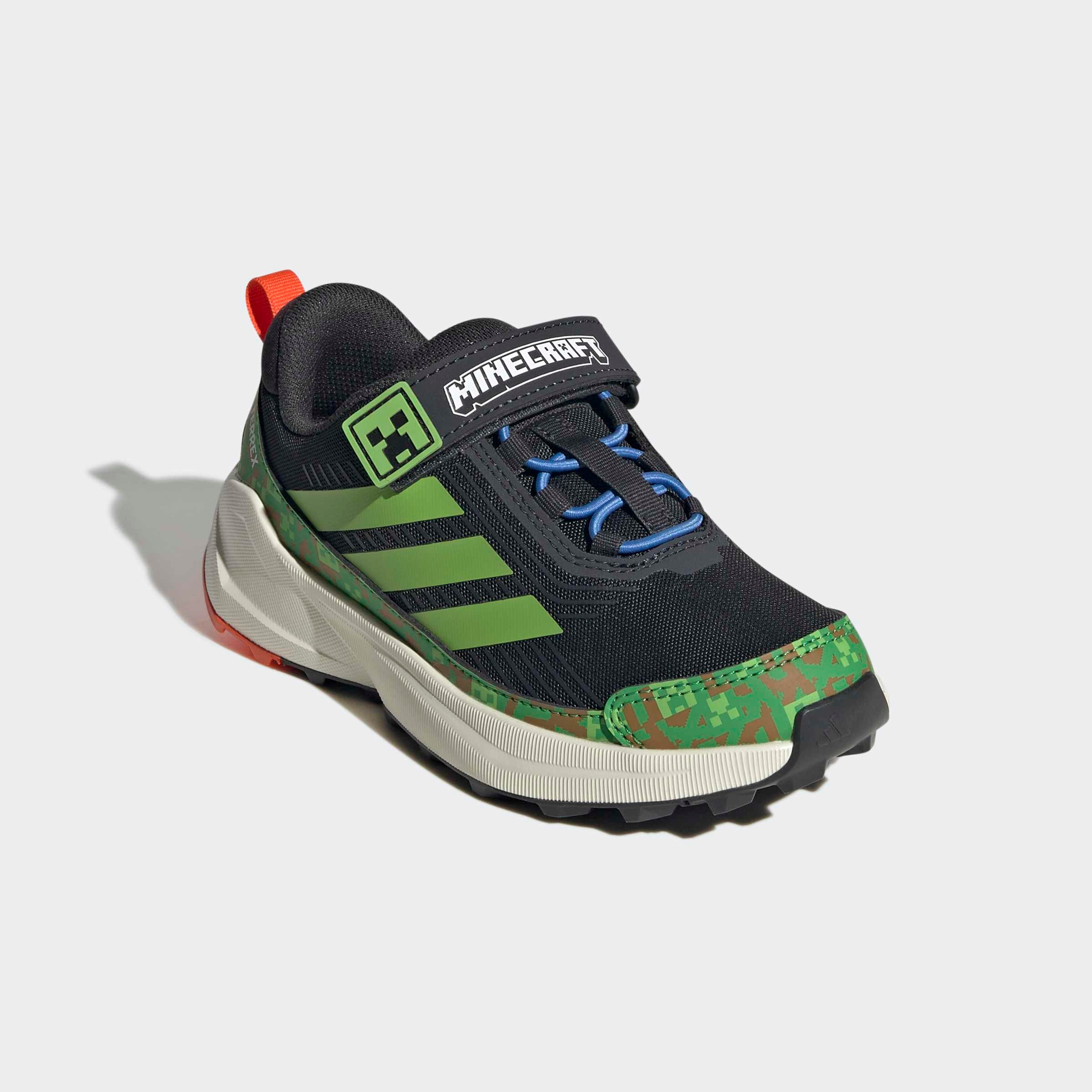 ADIDAS TERREX Kinder Wanderschuh "ADIDAS MINECRAFT TERREX TRAILMAKER 2", Gr. 38carbon, semi lucid lime, semi impact orange, Synthetik, Textil,