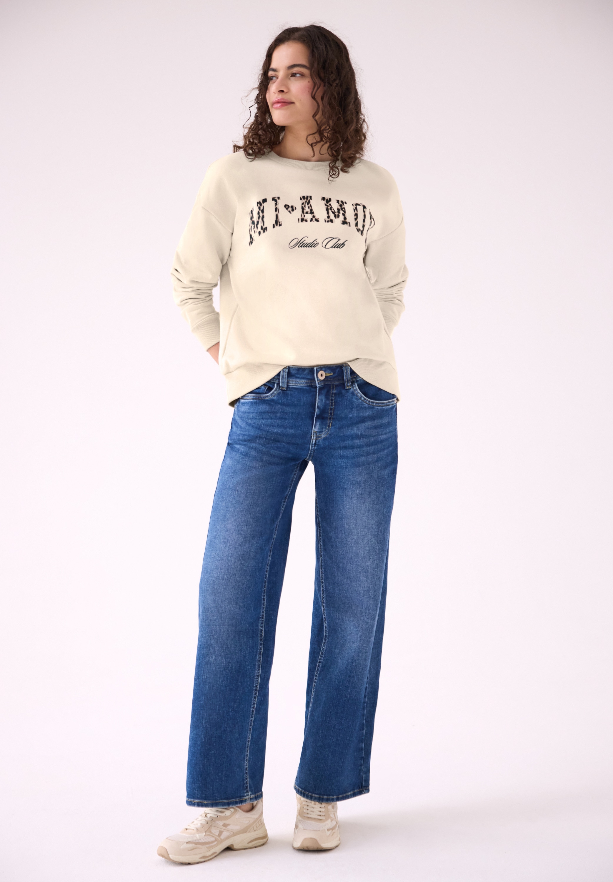 STREET ONE STUDIO Sweatshirt , mit Wording
