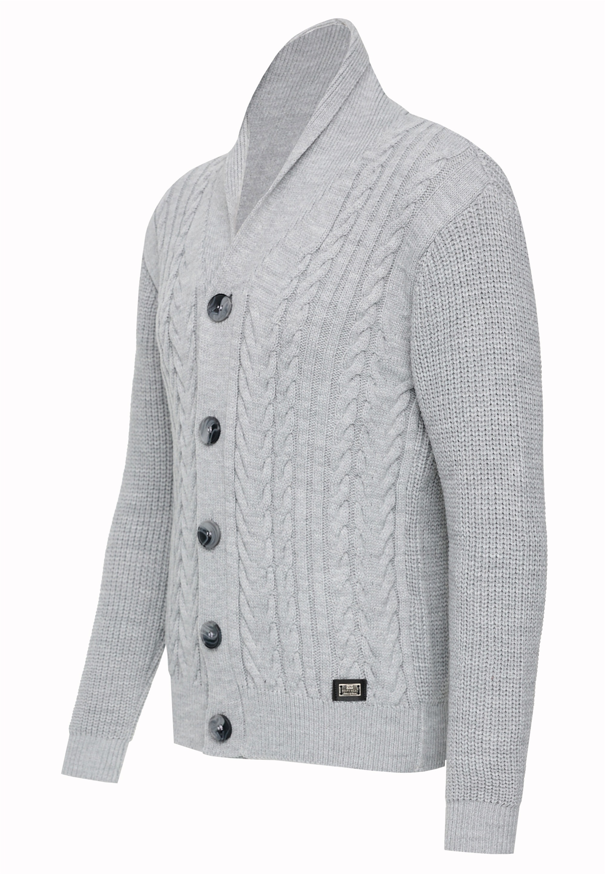Rusty Neal Strickjacke »Rusty Neal Knitwear«, mit durchgehender Knopfleiste