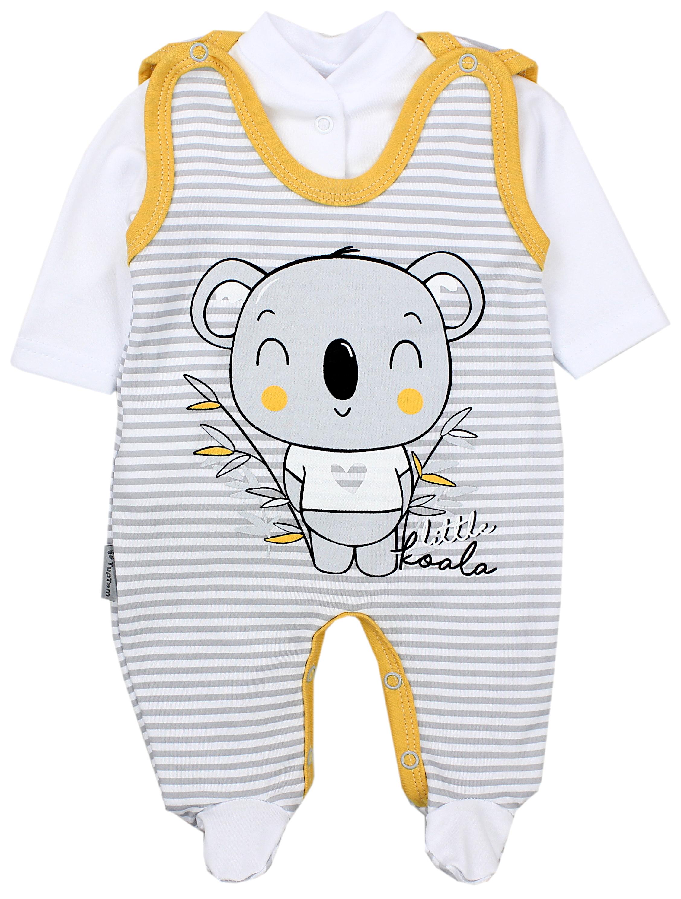 TupTam Strampler "Set Baby Unisex Strampler-Set mit Aufdruck Spruch 2-tlg"